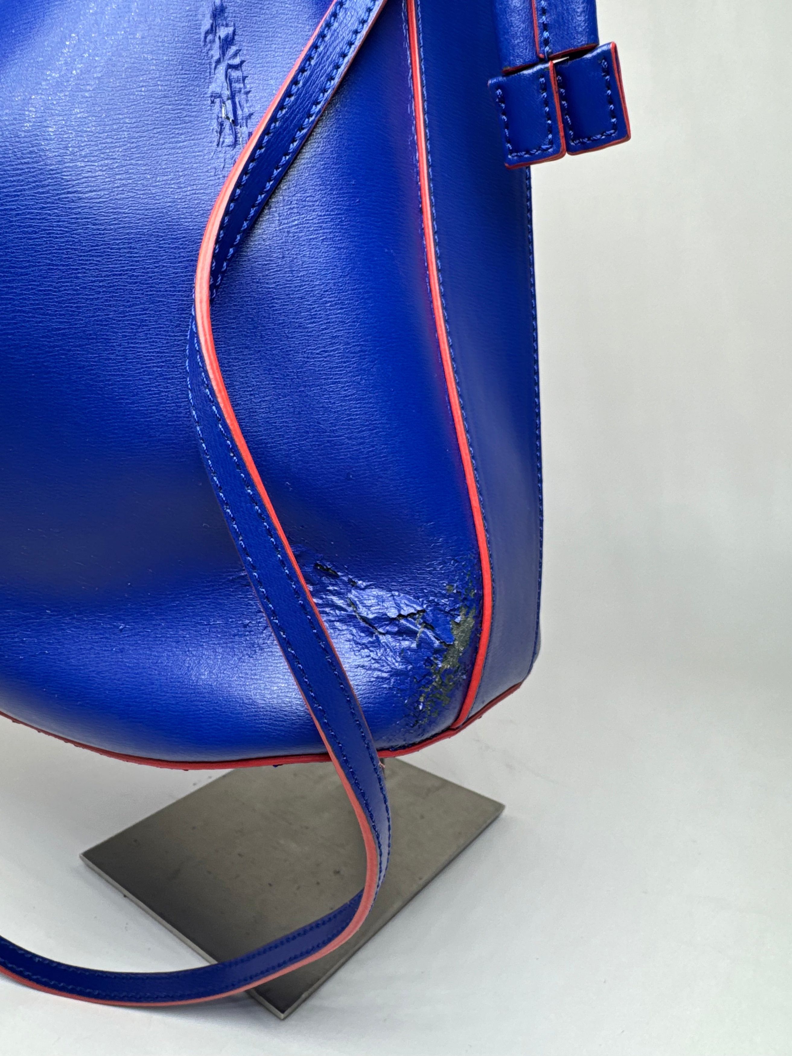 Emporio Armani Vintage 2Way Bucket Bag Blue Red Size ONE SIZE - 7 Thumbnail