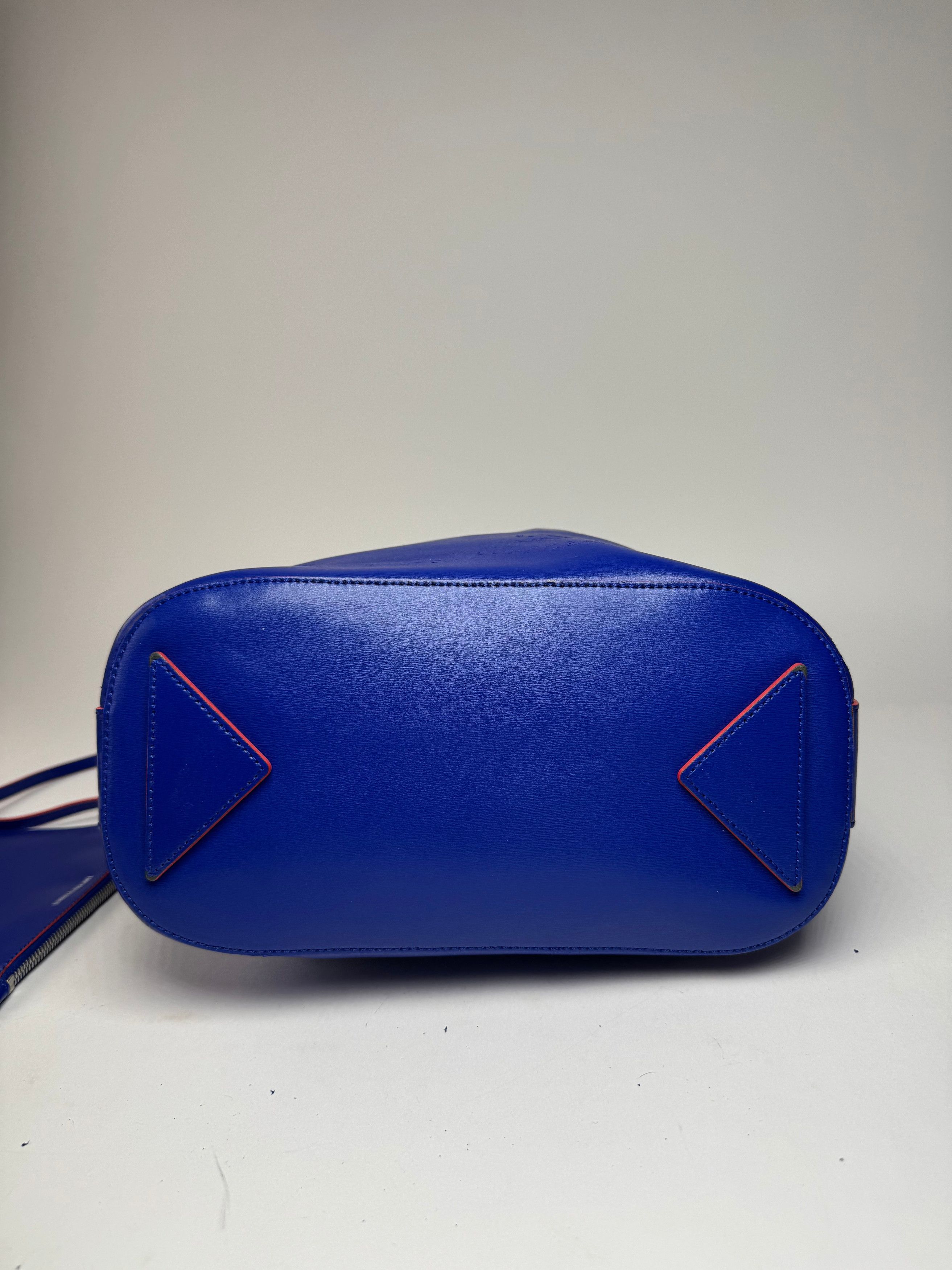 Emporio Armani Vintage 2Way Bucket Bag Blue Red Size ONE SIZE - 15 Thumbnail