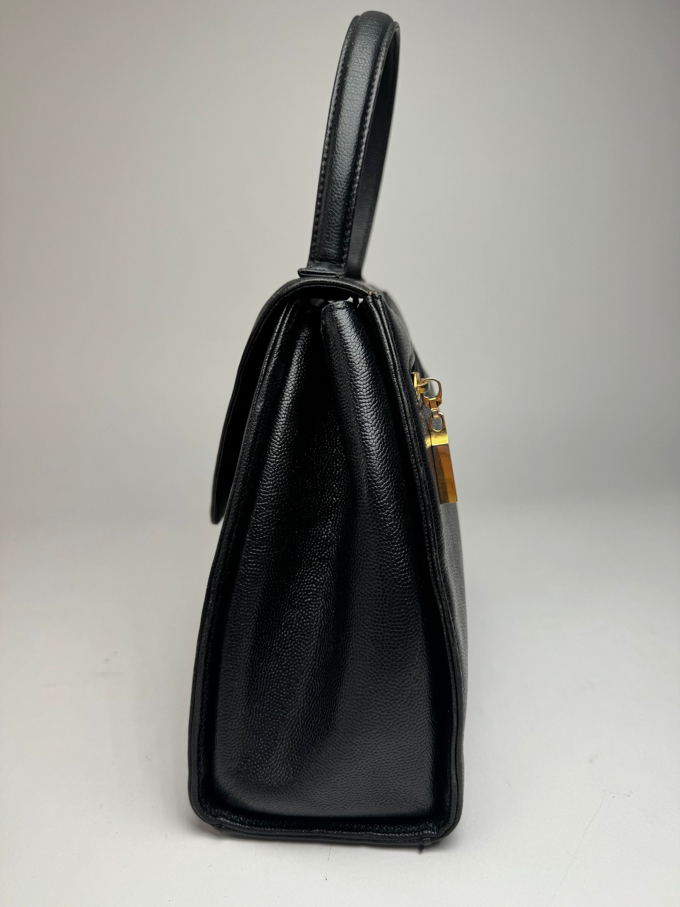 Givenchy Vintage Snake Emblossed Leather Handbag Black Size ONE SIZE - 6 Thumbnail