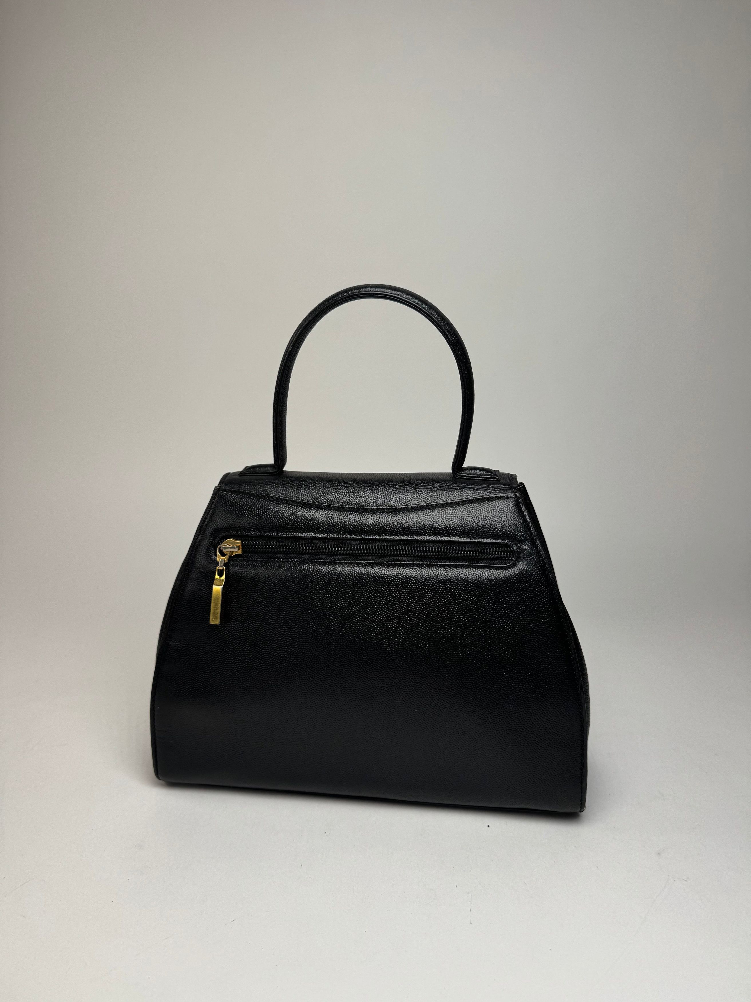 Givenchy Vintage Snake Emblossed Leather Handbag Black Size ONE SIZE - 14 Thumbnail