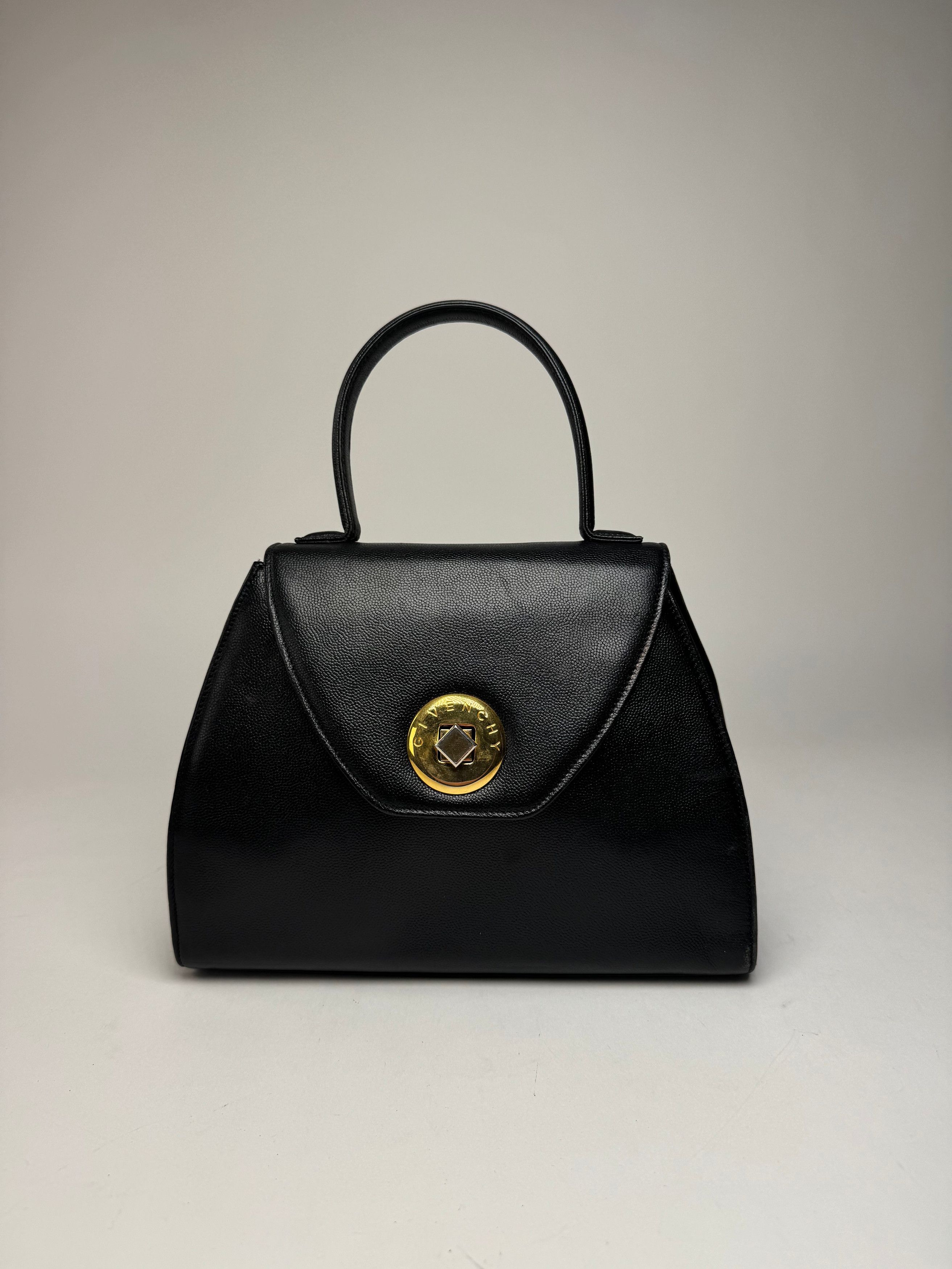 Givenchy Vintage Snake Emblossed Leather Handbag Black Size ONE SIZE - 13 Thumbnail
