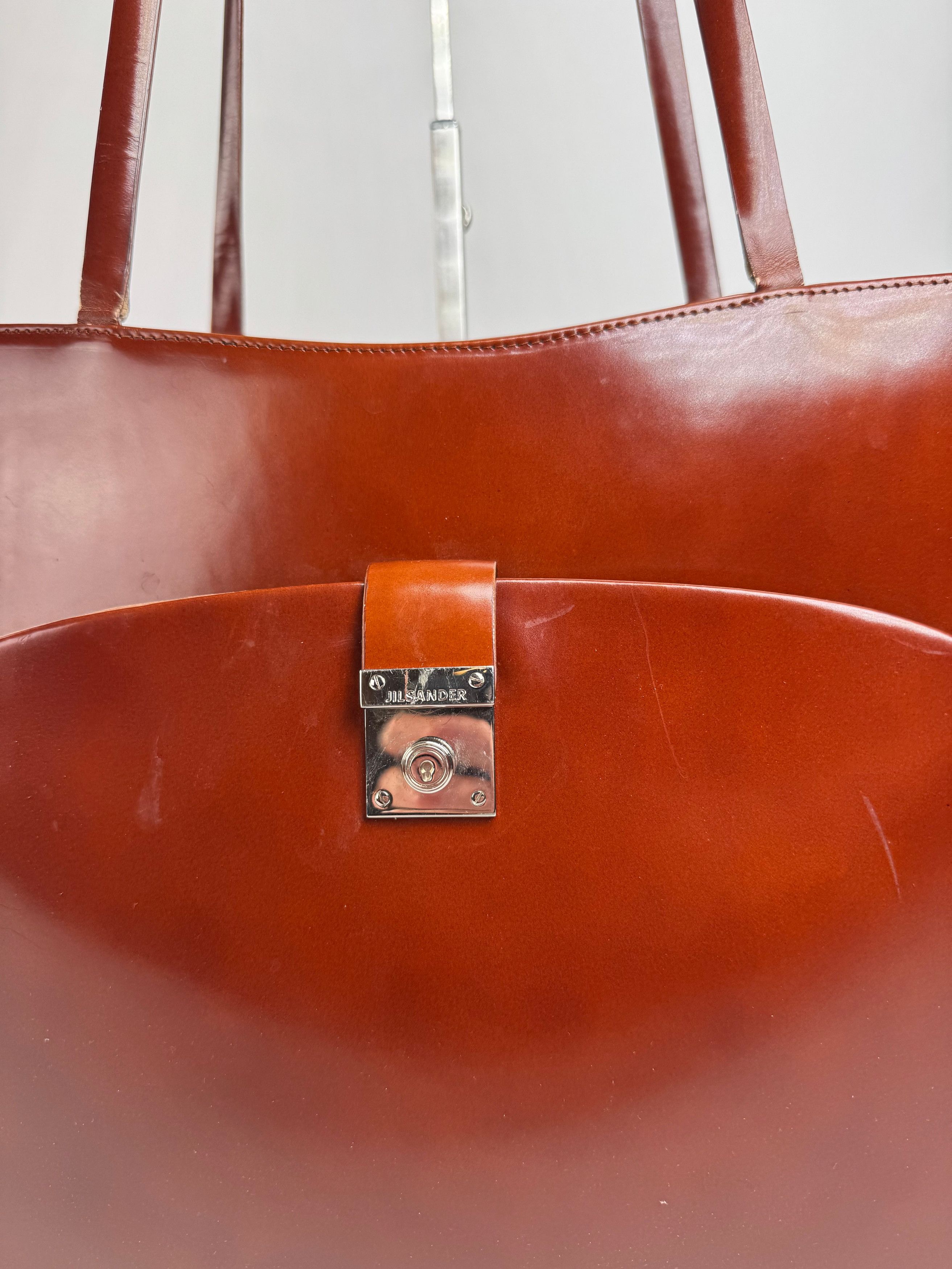 Jil Sander Vintage leather Bag Brown Size ONE SIZE - 6 Thumbnail