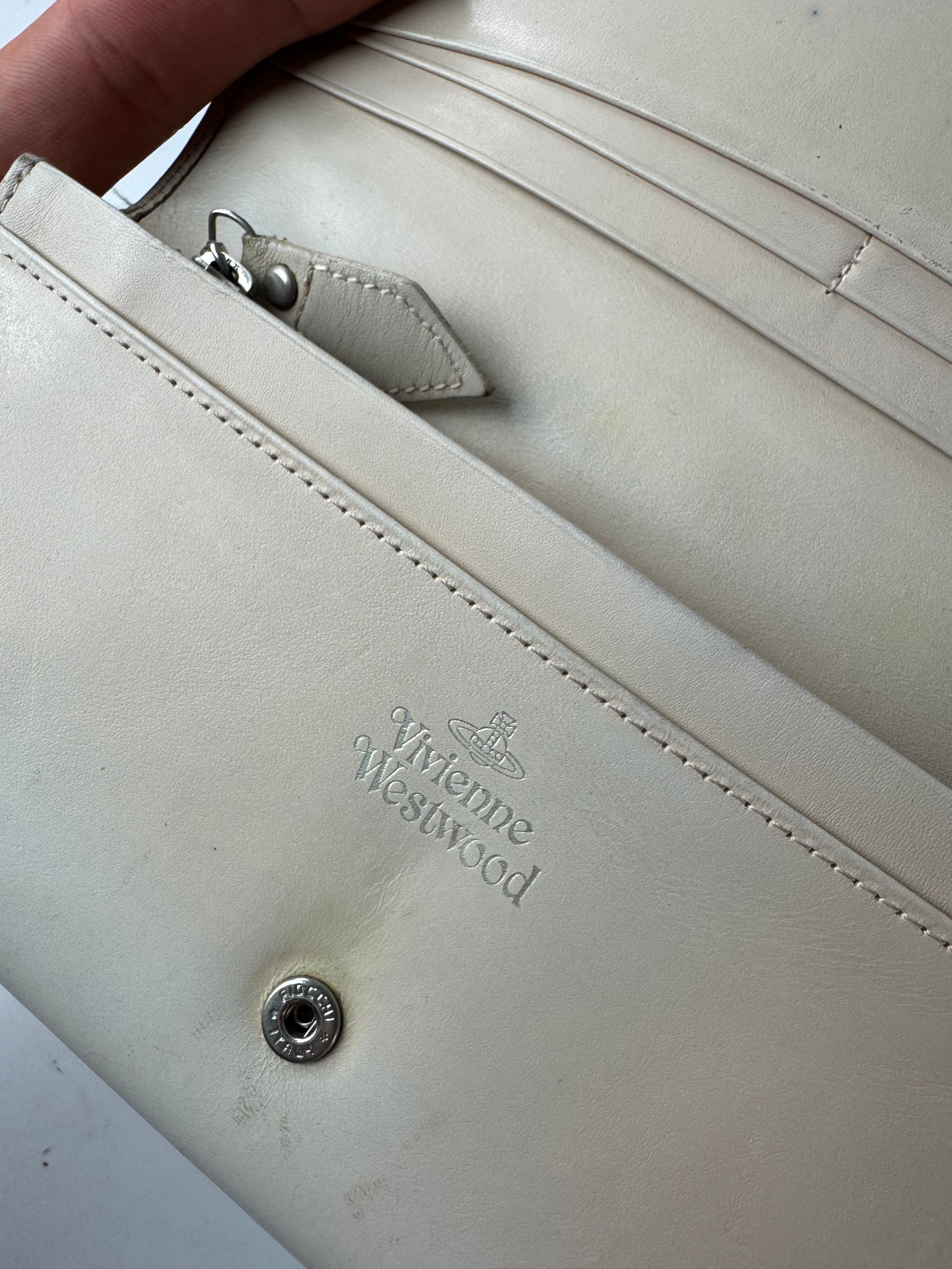 Vivienne Westwood Vintage Leather Wallet White Size ONE SIZE - 4 Thumbnail
