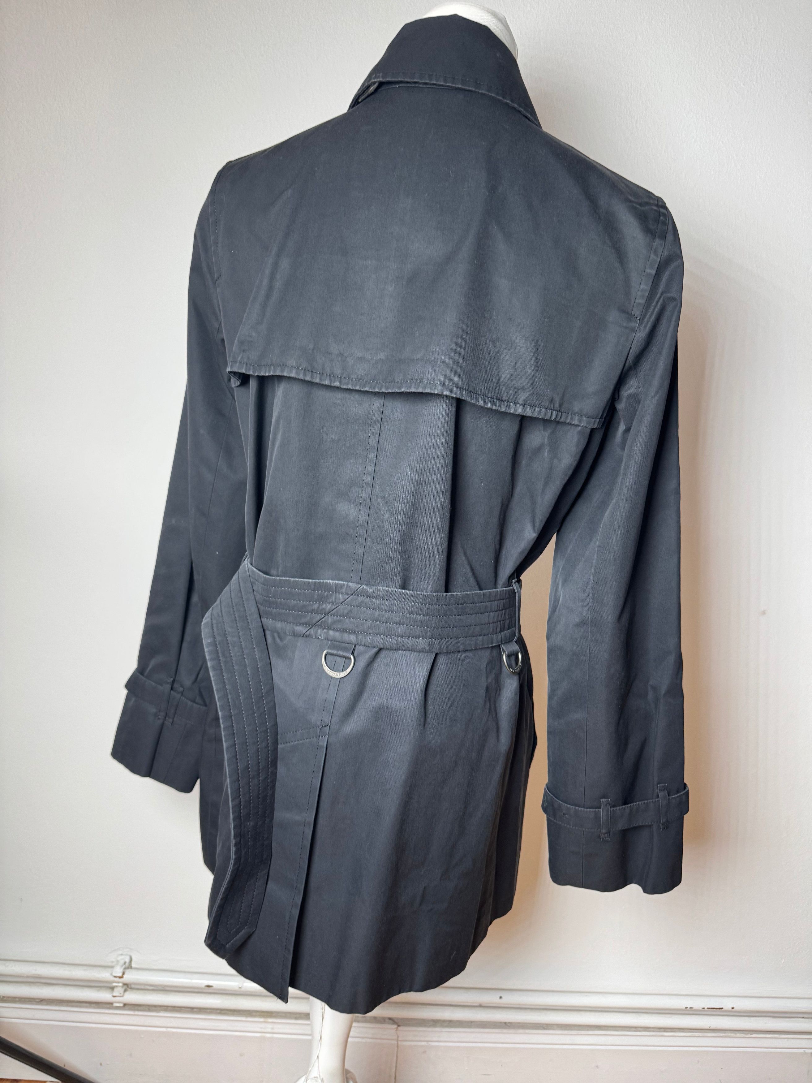 Burberry Vintage Trenchcoat Black 38/M Size S / US 4 / IT 40 - 14 Thumbnail