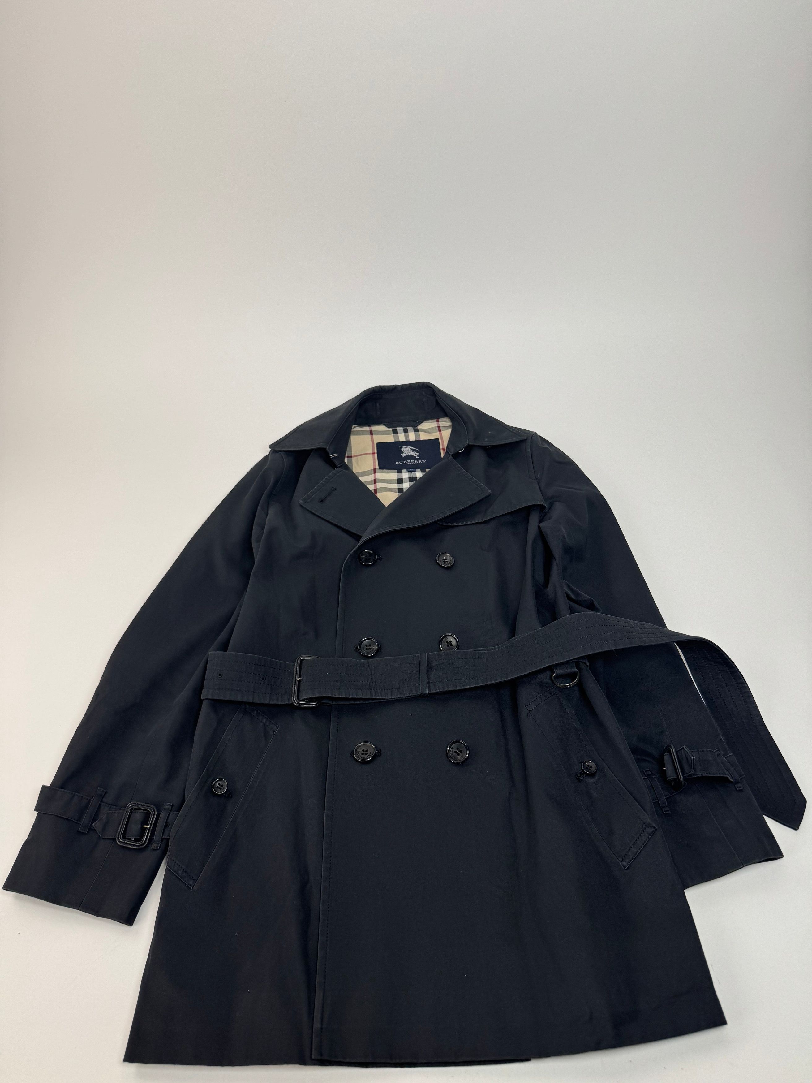 Burberry Vintage Trenchcoat Black 38/M Size S / US 4 / IT 40 - 4 Thumbnail