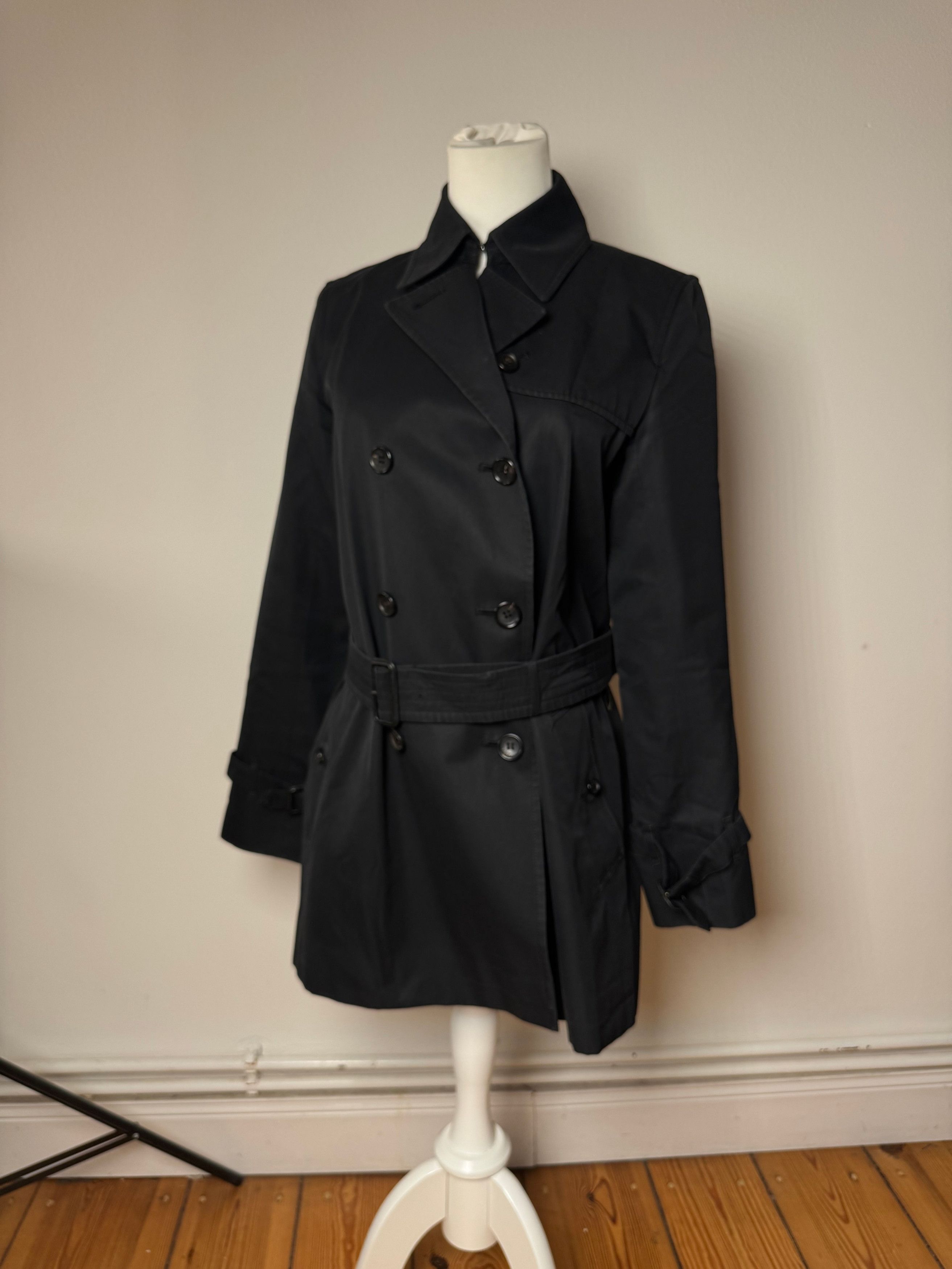 Burberry Vintage Trenchcoat Black 38/M Size S / US 4 / IT 40 - 13 Thumbnail