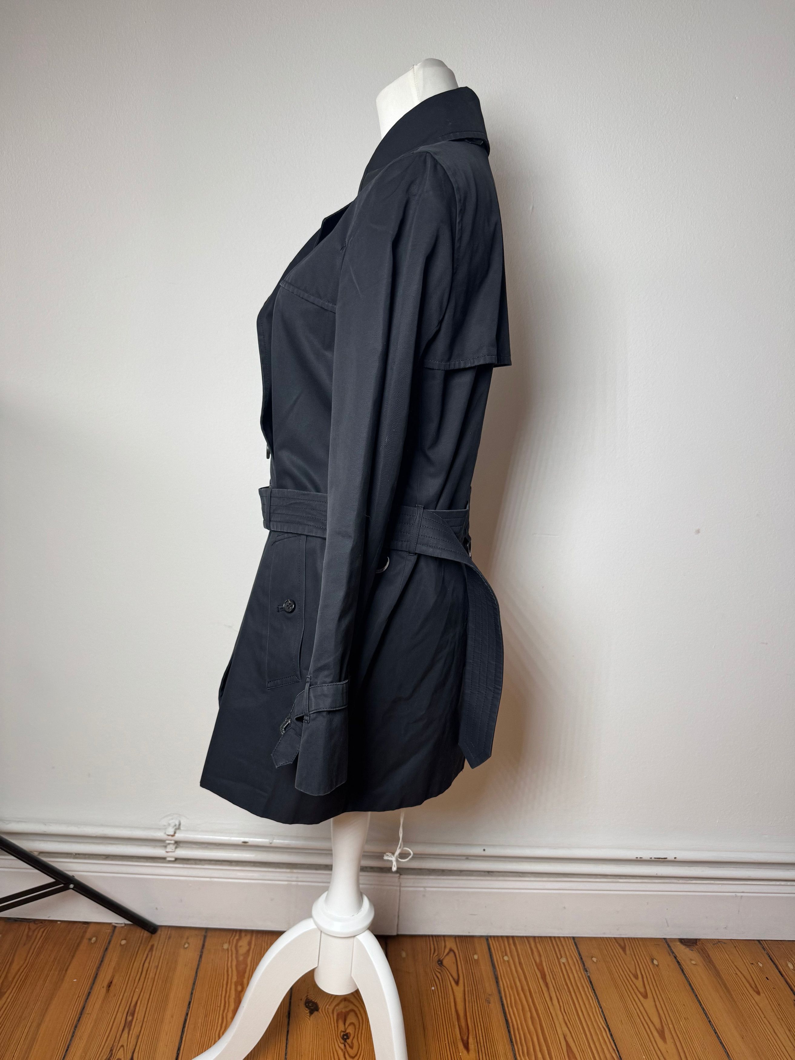 Burberry Vintage Trenchcoat Black 38/M Size S / US 4 / IT 40 - 2 Thumbnail