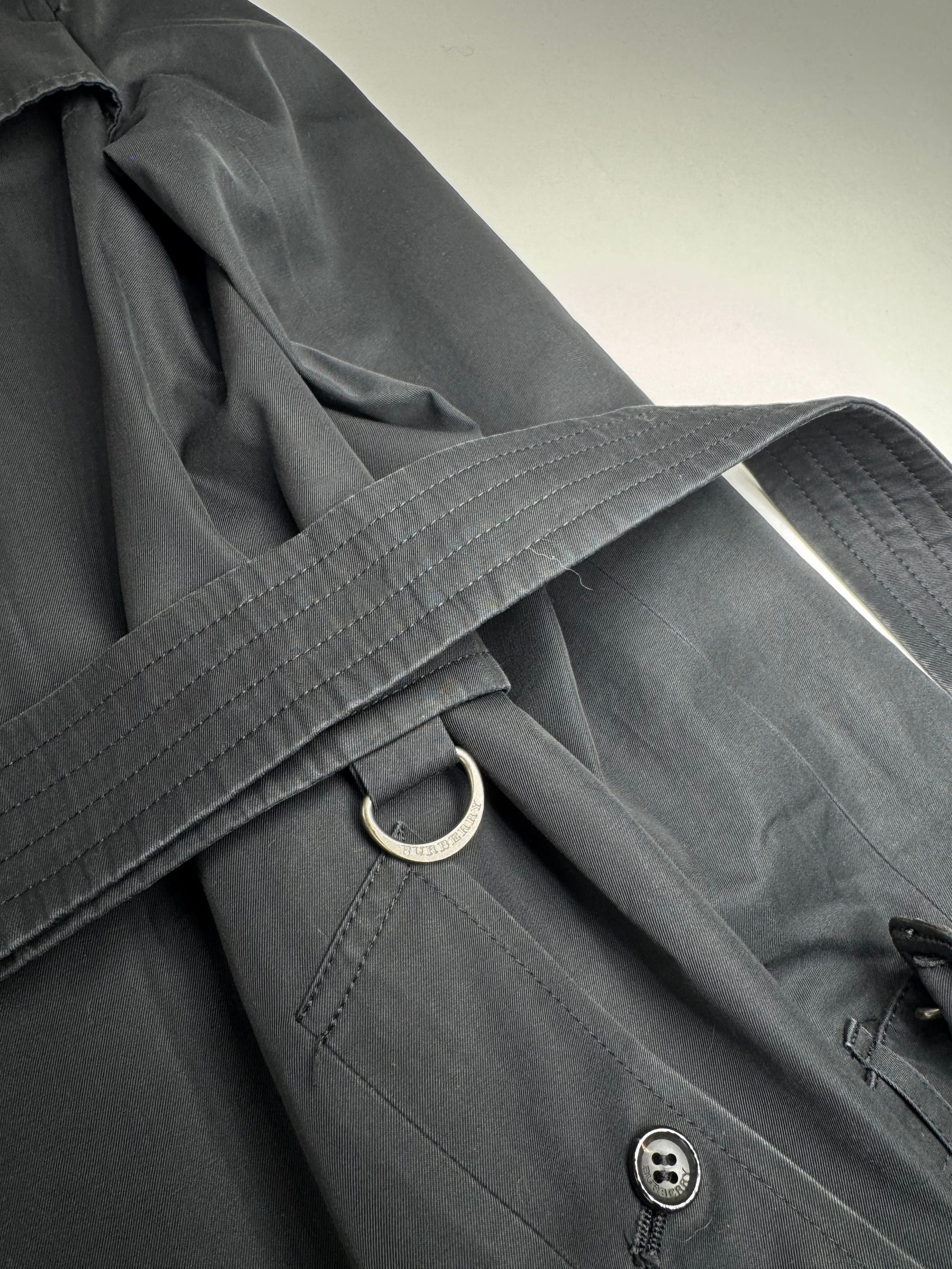 Burberry Vintage Trenchcoat Black 38/M Size S / US 4 / IT 40 - 6 Thumbnail
