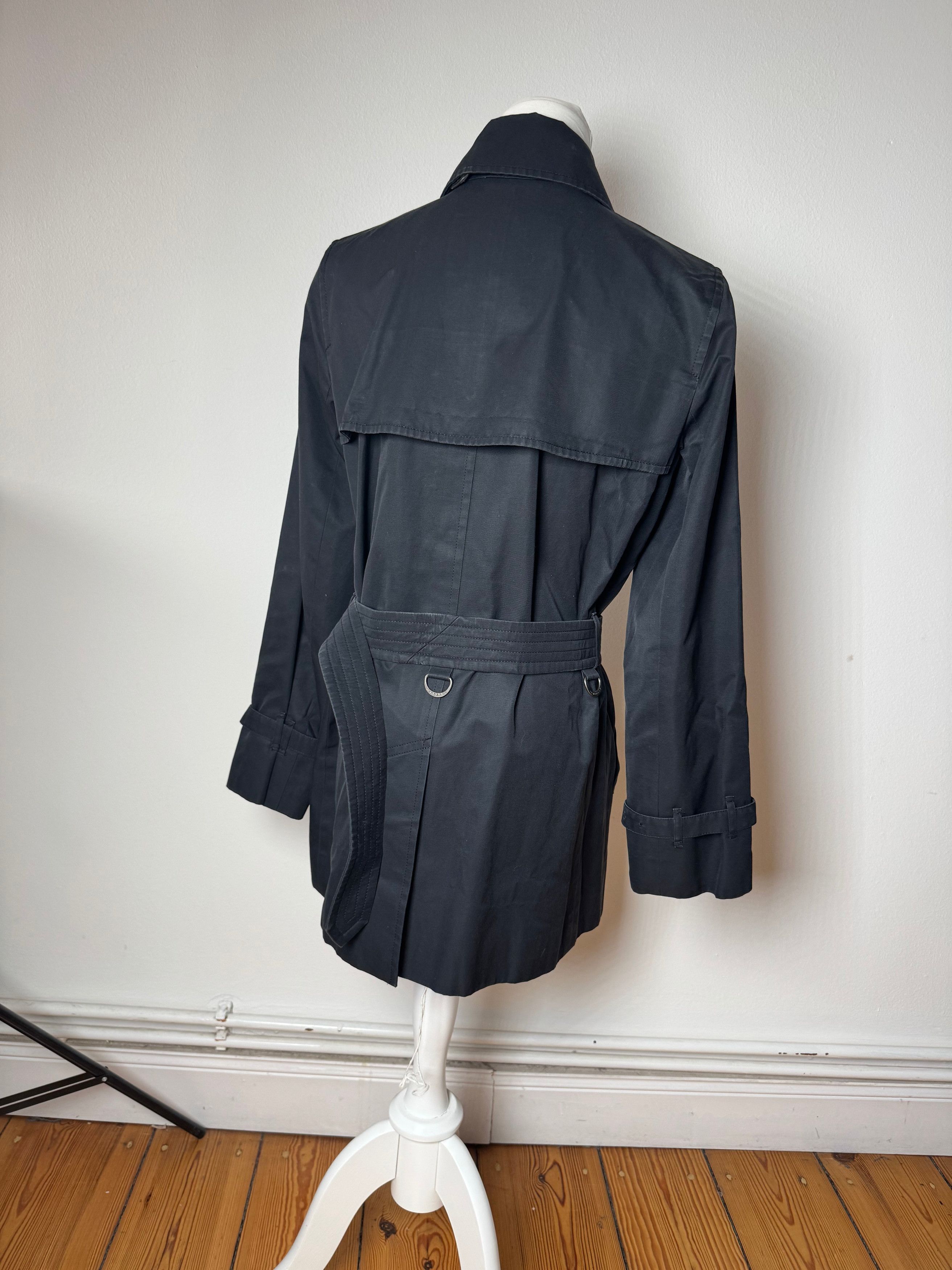 Burberry Vintage Trenchcoat Black 38/M Size S / US 4 / IT 40 - 3 Thumbnail