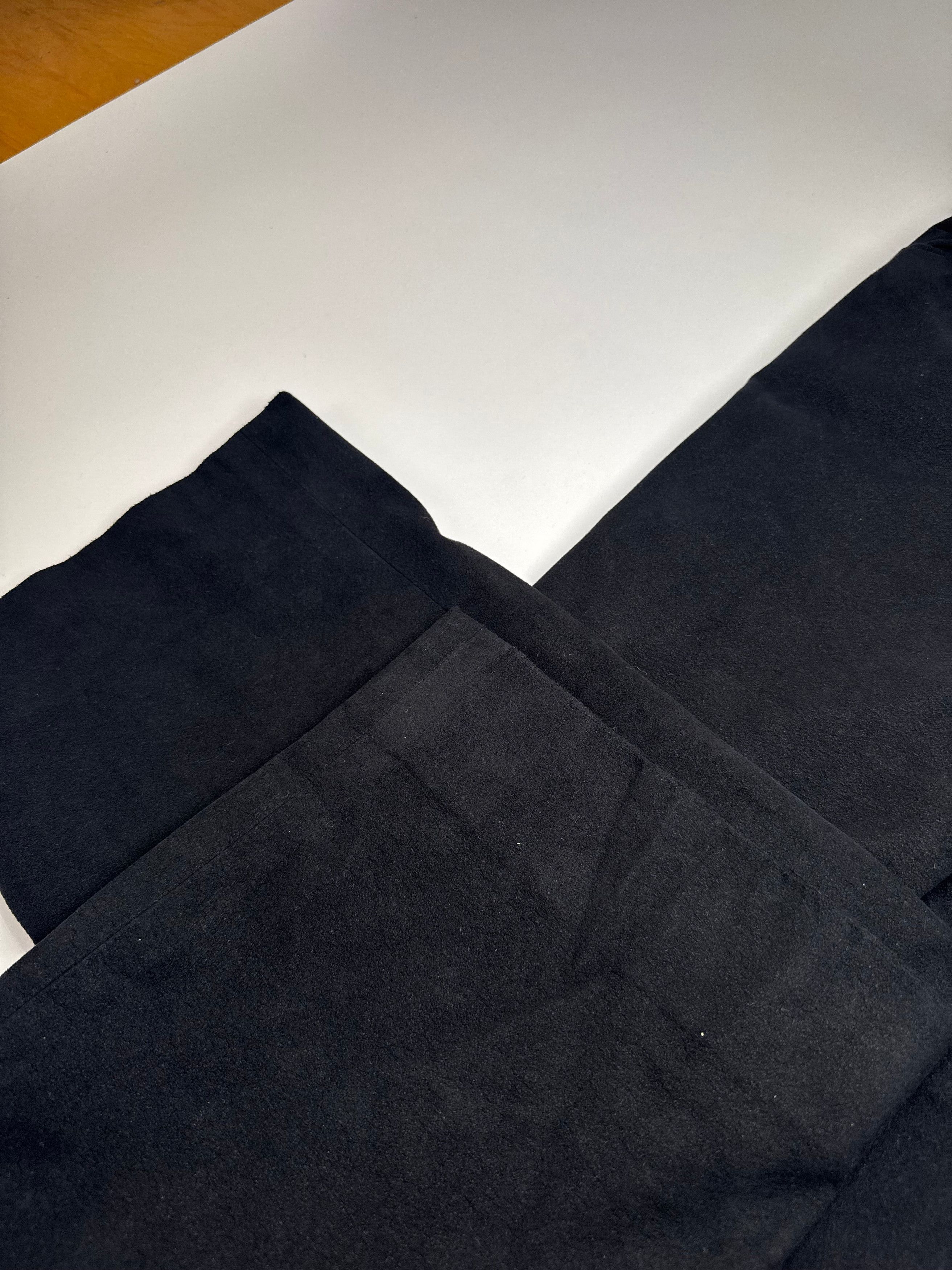 Givenchy Vintage Suede Pants Black 36/S Size 27" / US 4 / IT 40 - 4 Thumbnail