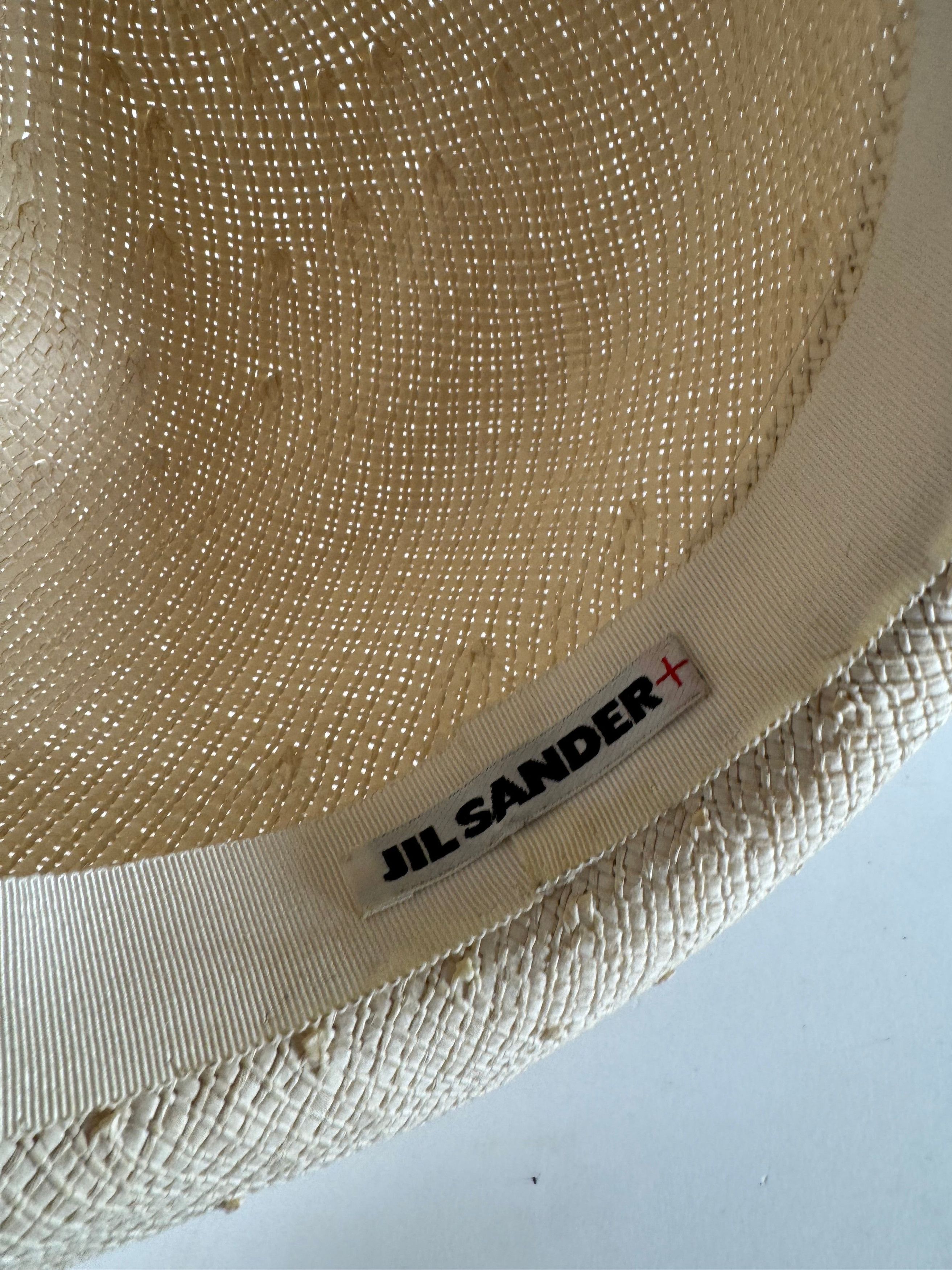 Jil Sander Vintage Panama Hat White Size ONE SIZE - 4 Thumbnail