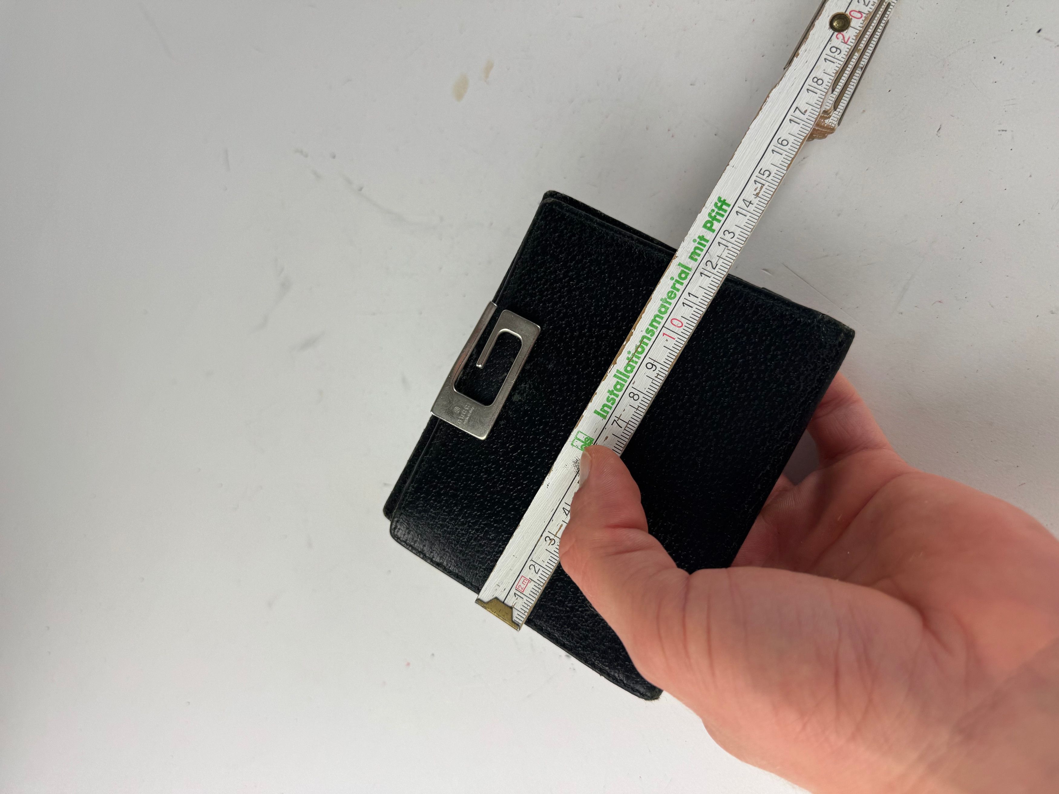 Gucci Vintage Leather Wallet black Size ONE SIZE - 9 Thumbnail