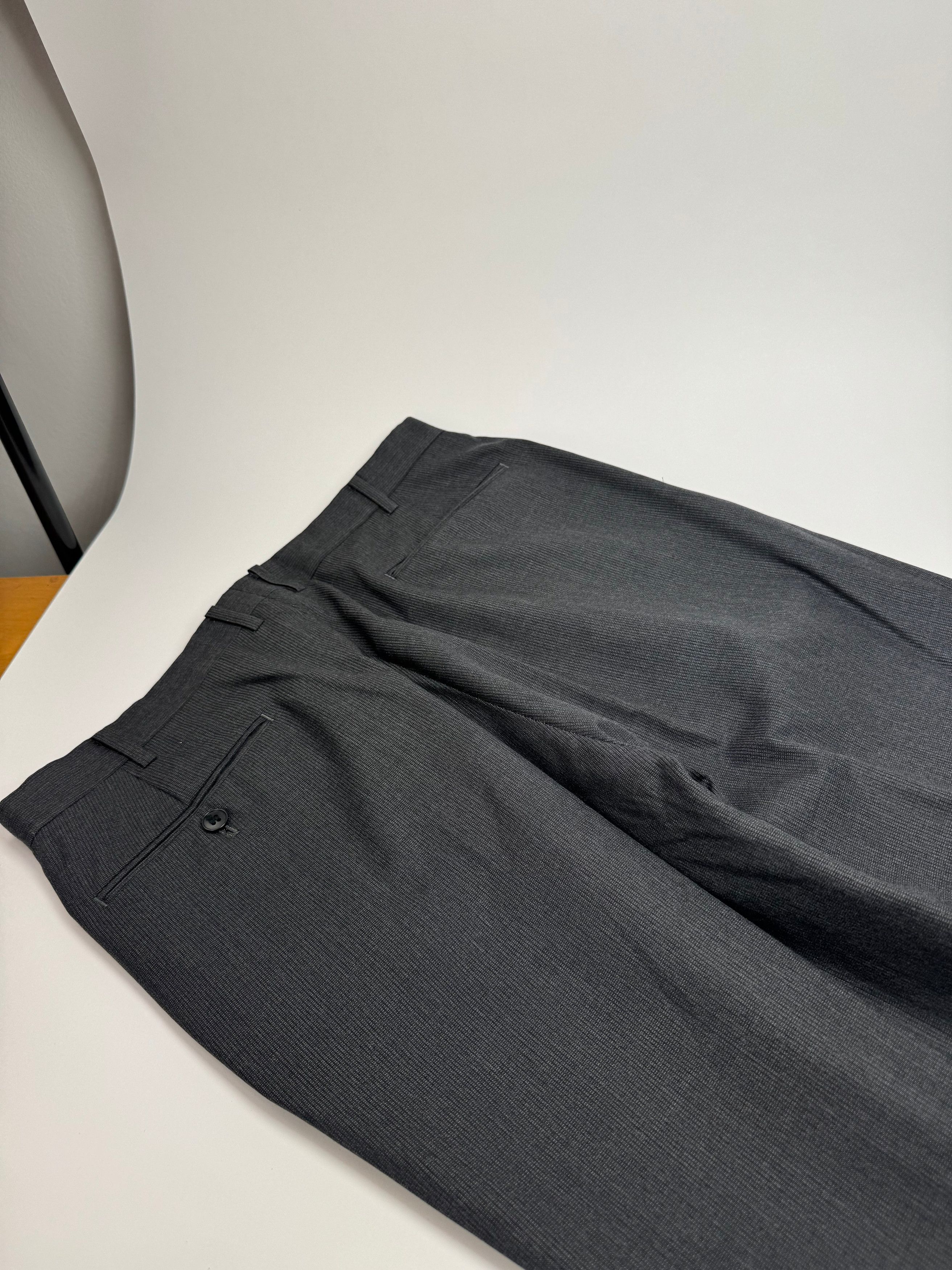Kansai Yamamoto Vintage Wool Suit Anthracite M/L Size 38R - 11 Thumbnail