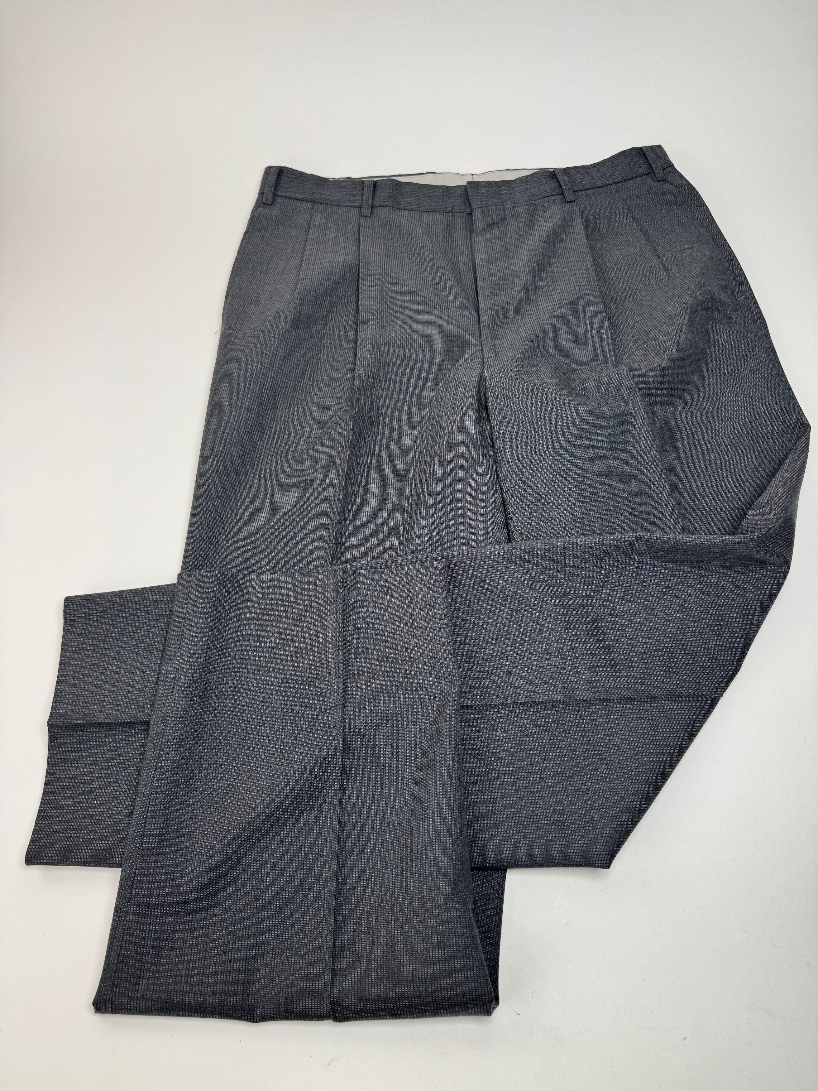 Kansai Yamamoto Vintage Wool Suit Anthracite M/L Size 38R - 8 Thumbnail