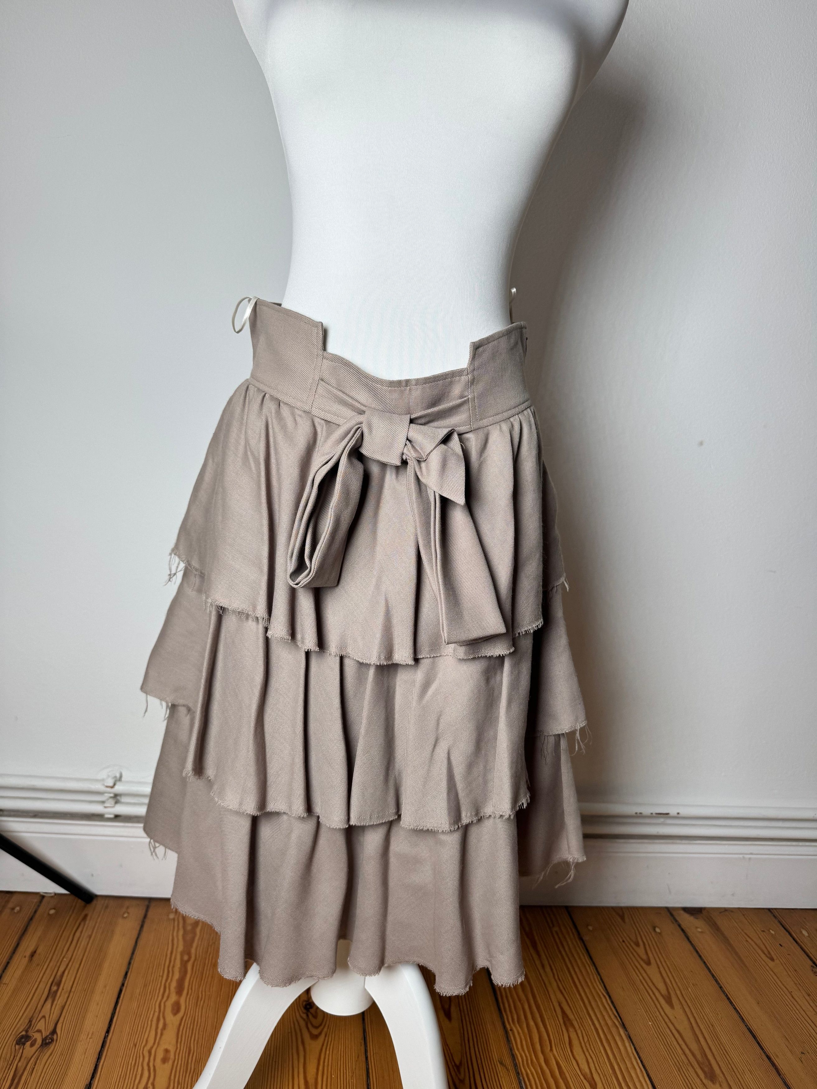 Givenchy Vintage Skirt Brown L Size 27" / US 4 / IT 40 - 9 Thumbnail