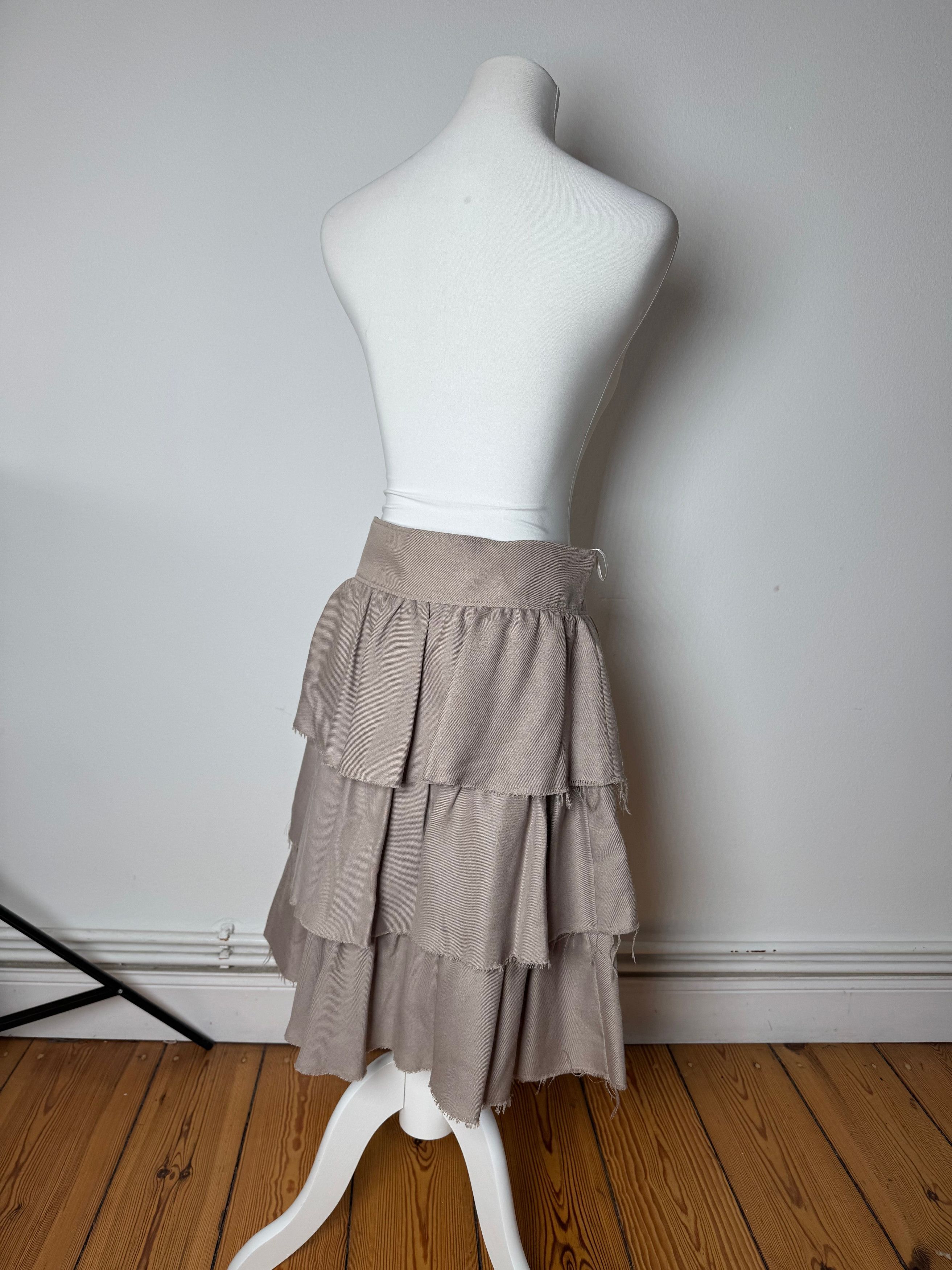 Givenchy Vintage Skirt Brown L Size 27" / US 4 / IT 40 - 3 Thumbnail