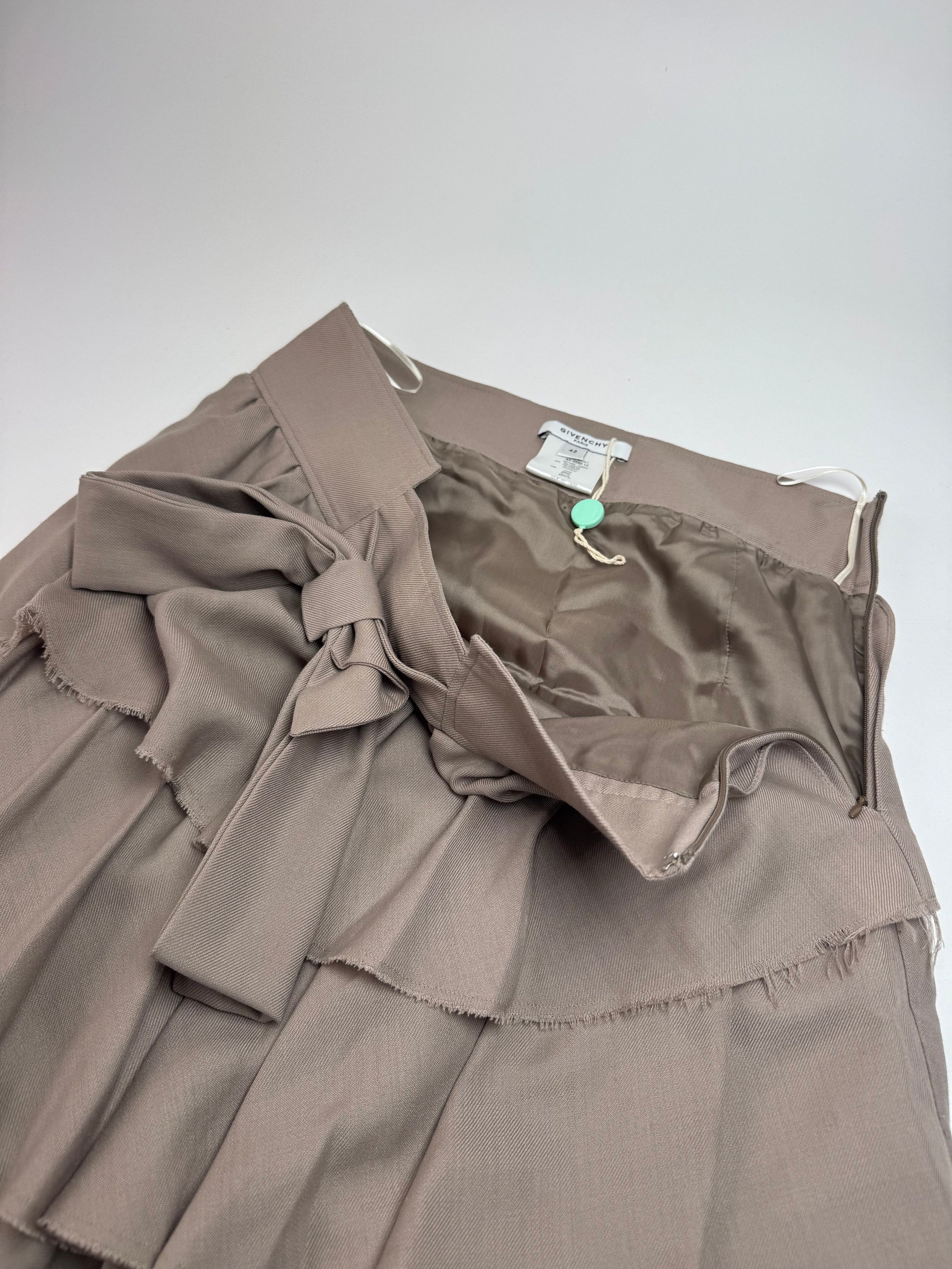 Givenchy Vintage Skirt Brown L Size 27" / US 4 / IT 40 - 11 Thumbnail