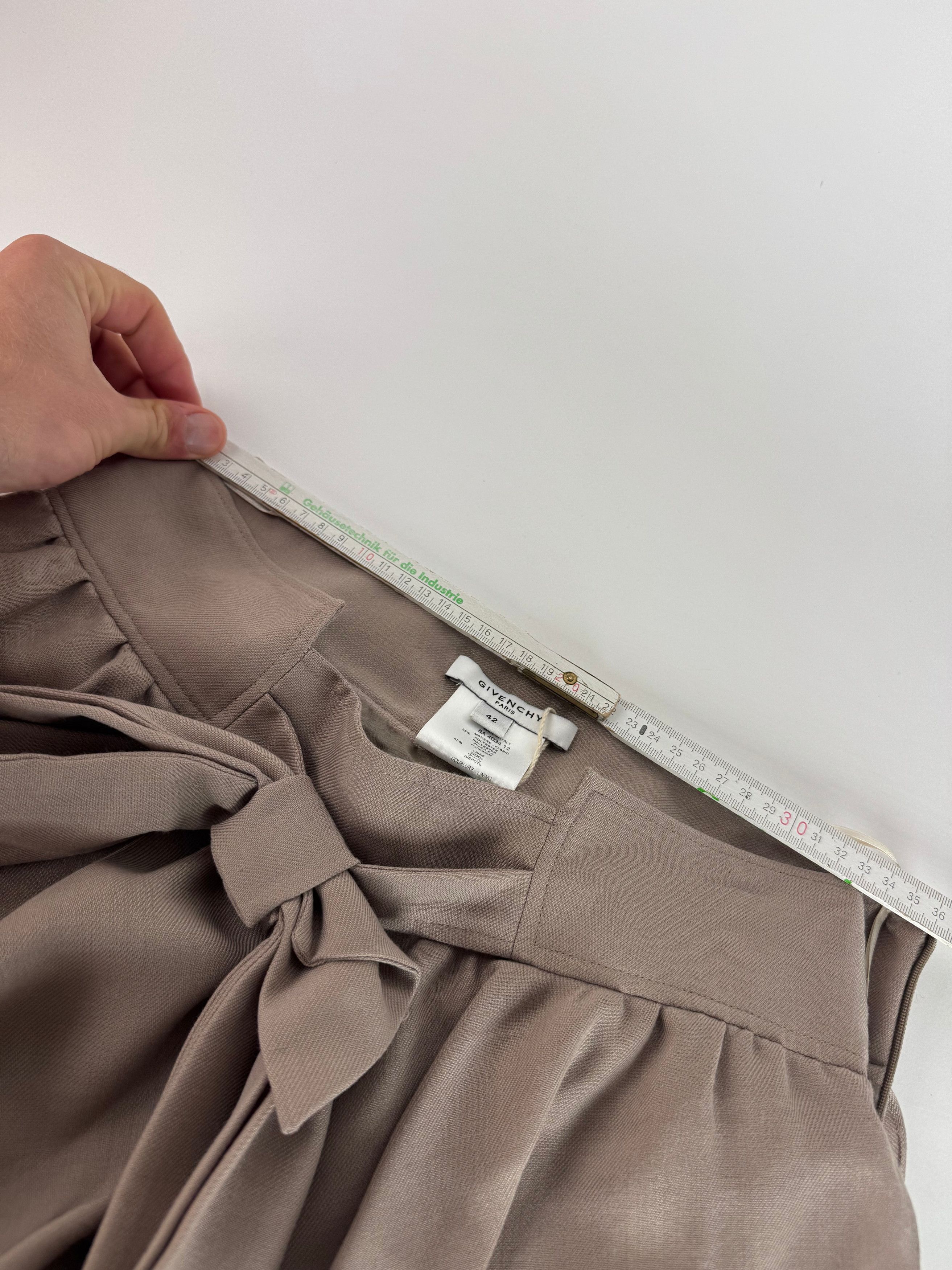 Givenchy Vintage Skirt Brown L Size 27" / US 4 / IT 40 - 13 Thumbnail