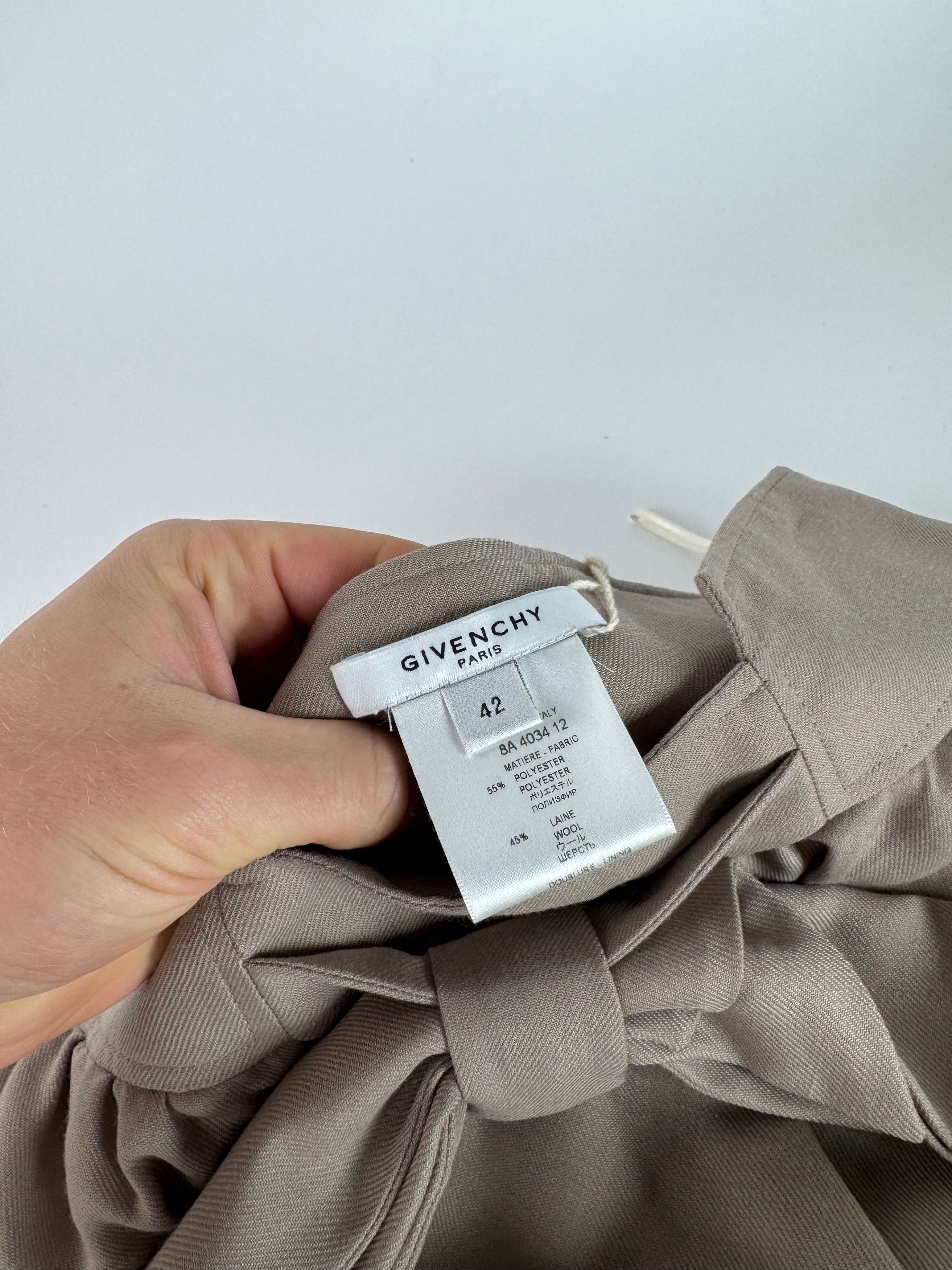 Givenchy Vintage Skirt Brown L Size 27" / US 4 / IT 40 - 6 Thumbnail