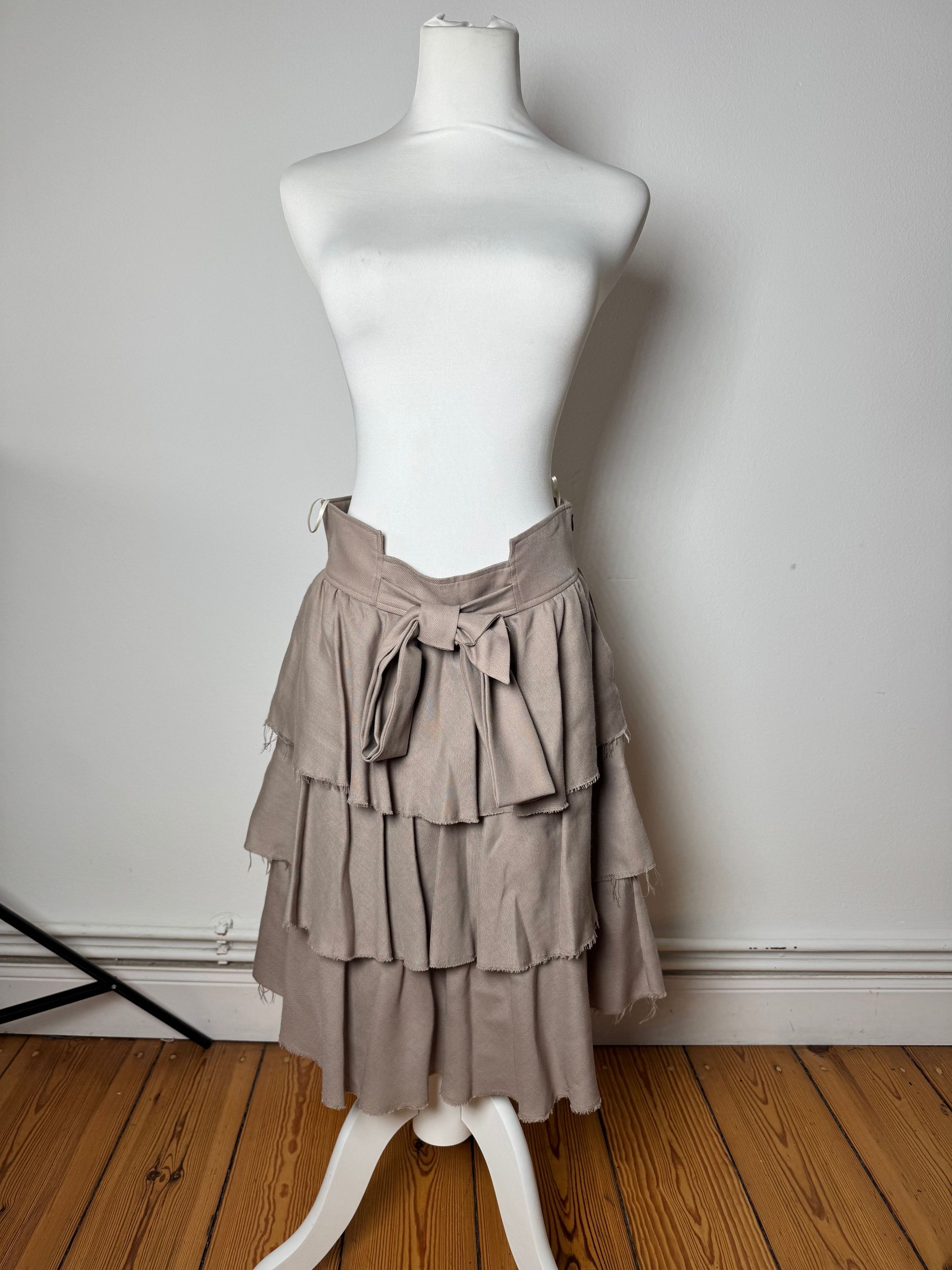 Givenchy Vintage Skirt Brown L Size 27" / US 4 / IT 40 - 15 Thumbnail