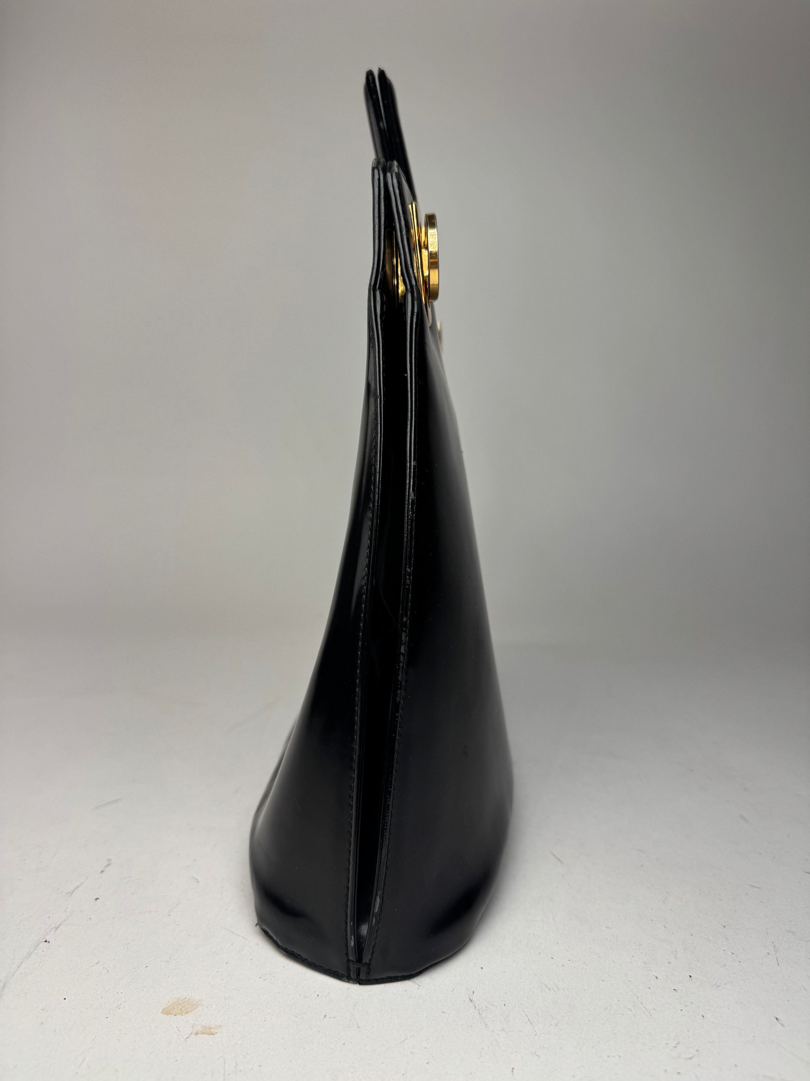 Salvatore Ferragamo Vintage Patent Leather Bag black Size ONE SIZE - 4 Thumbnail