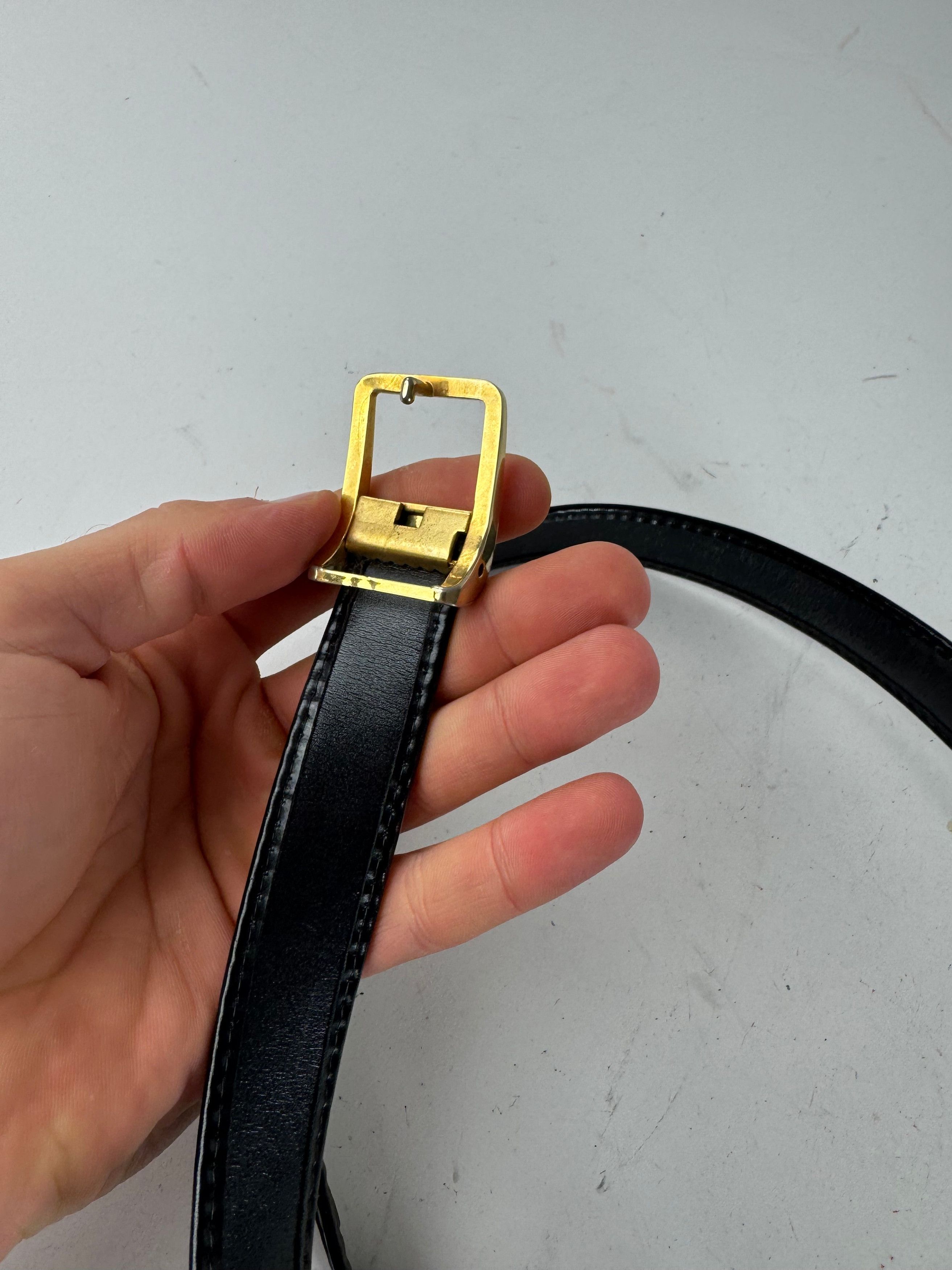 Dior Vintage Monogram Belt Black Size ONE SIZE - 6 Thumbnail