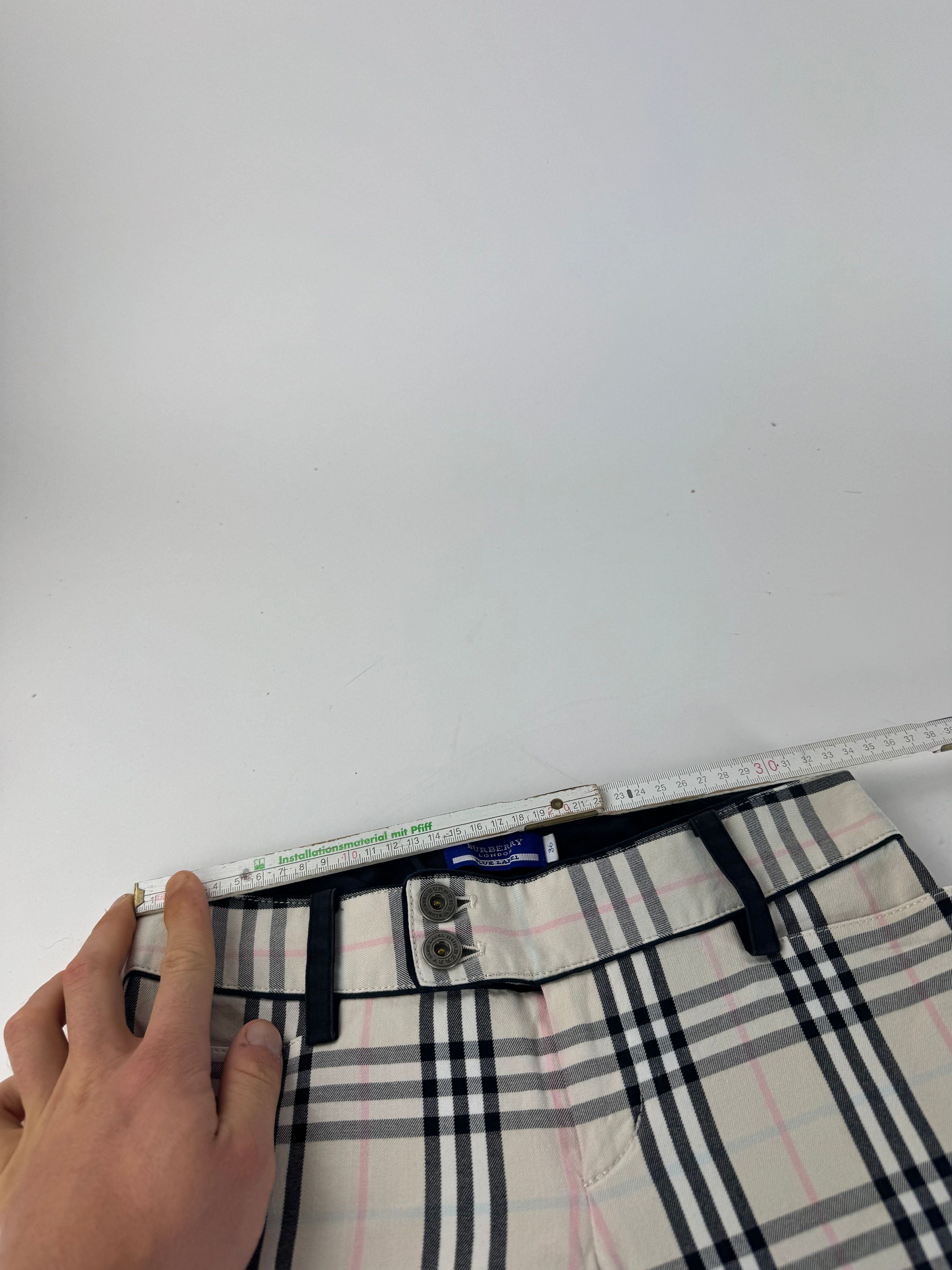 Burberry Vintage Nova Check Cotton 3/4 Pants 36/S Size 26" / US 2 / IT 38 - 6 Thumbnail