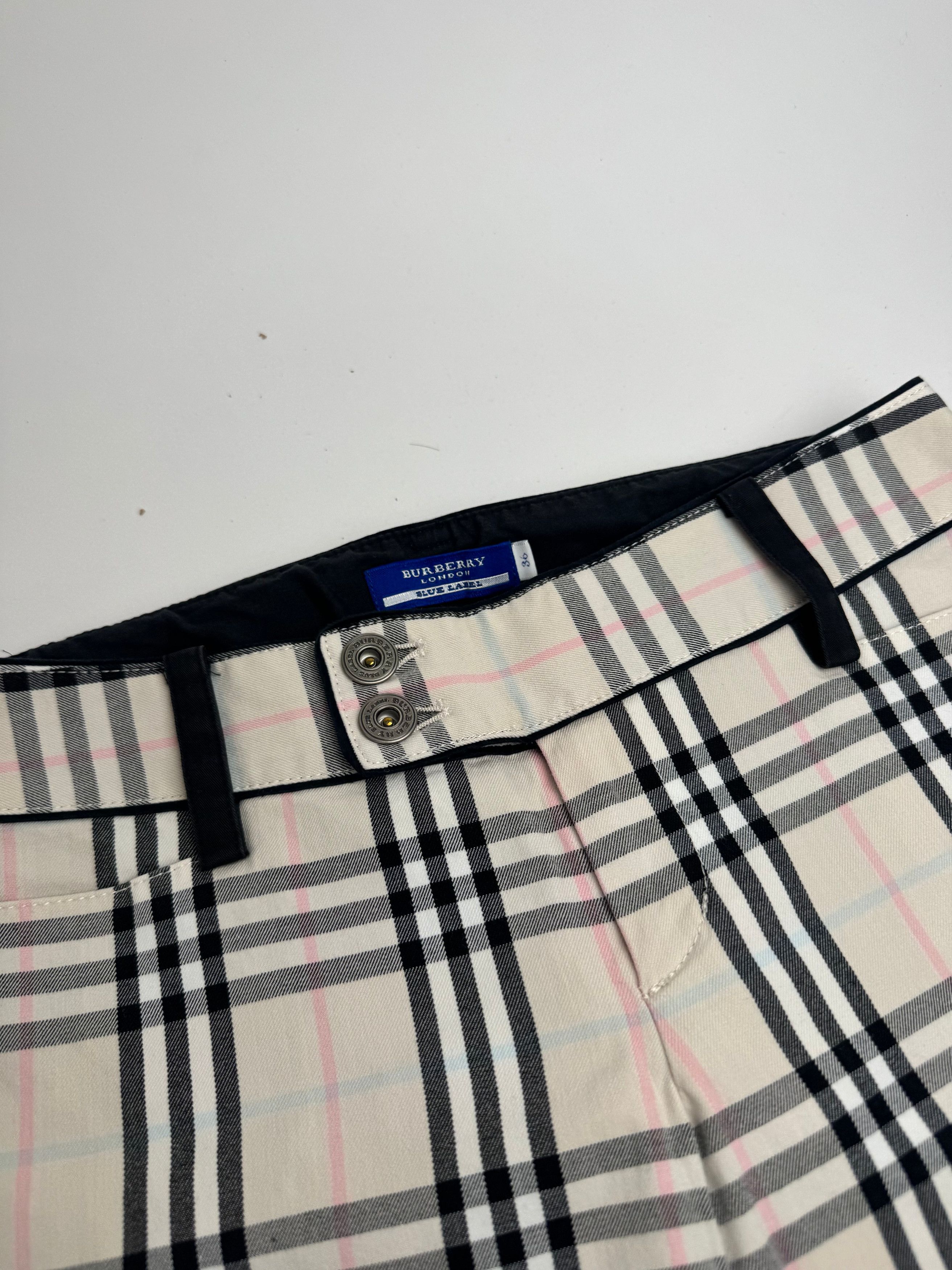 Burberry Vintage Nova Check Cotton 3/4 Pants 36/S Size 26" / US 2 / IT 38 - 4 Thumbnail