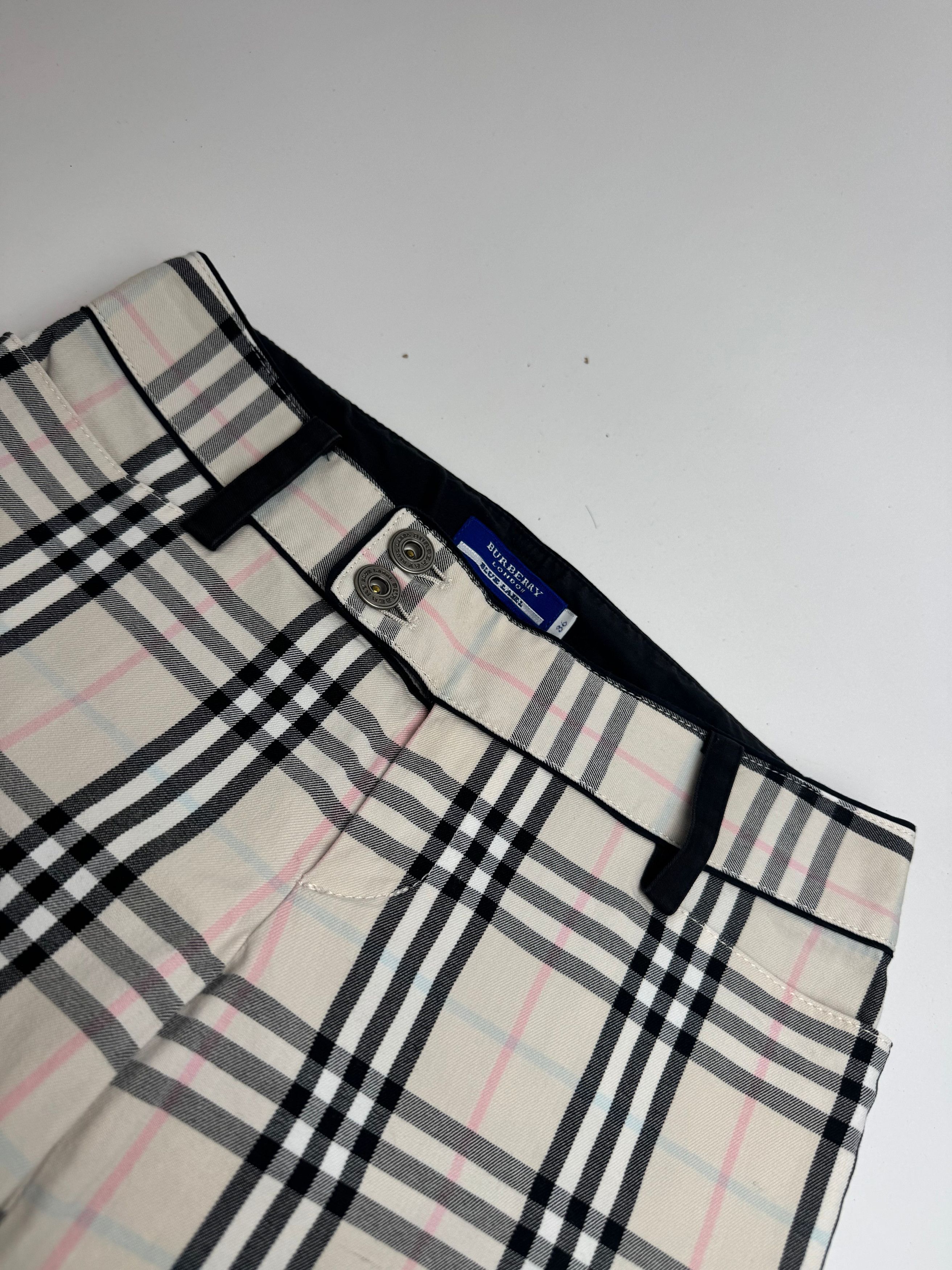 Burberry Vintage Nova Check Cotton 3/4 Pants 36/S Size 26" / US 2 / IT 38 - 3 Thumbnail