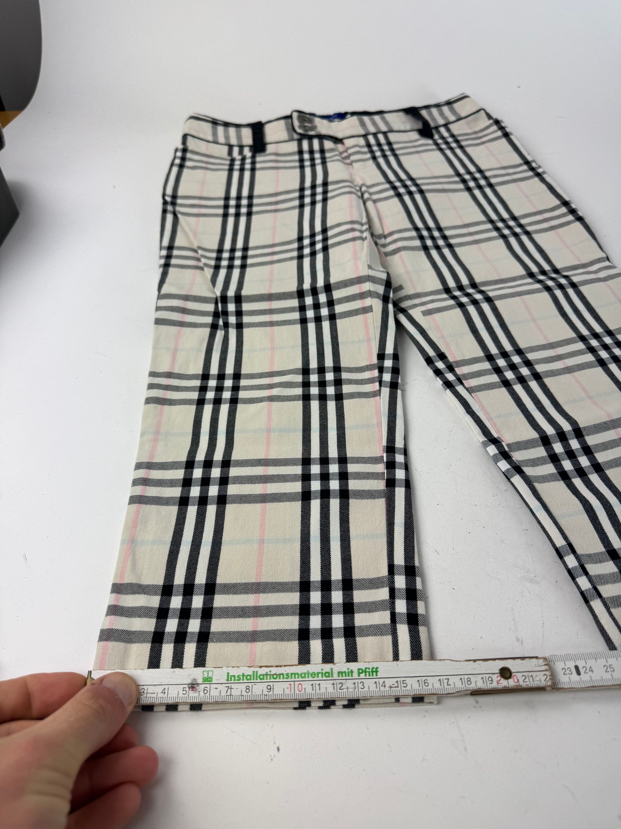 Burberry Vintage Nova Check Cotton 3/4 Pants 36/S Size 26" / US 2 / IT 38 - 7 Thumbnail