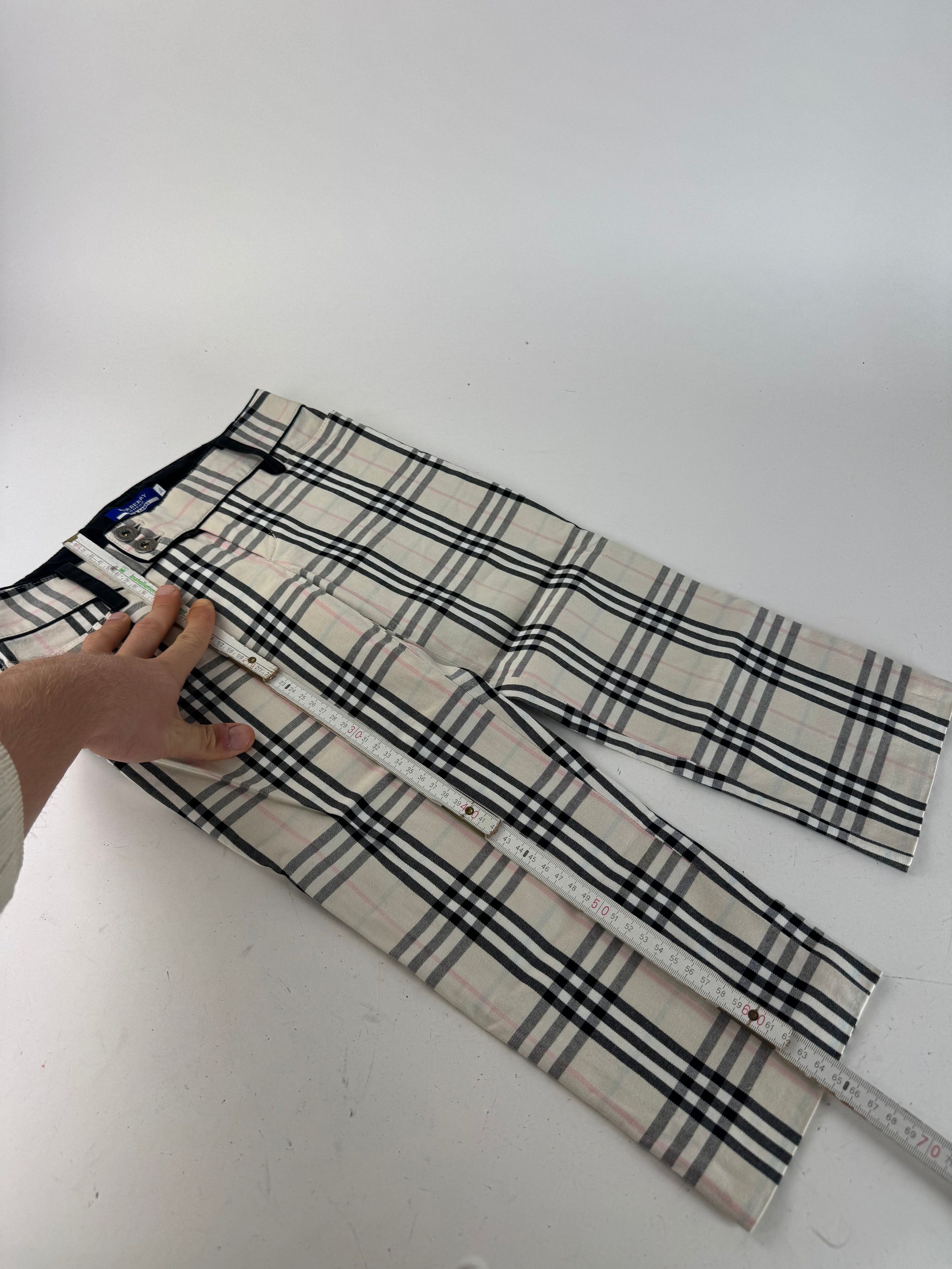 Burberry Vintage Nova Check Cotton 3/4 Pants 36/S Size 26" / US 2 / IT 38 - 5 Thumbnail