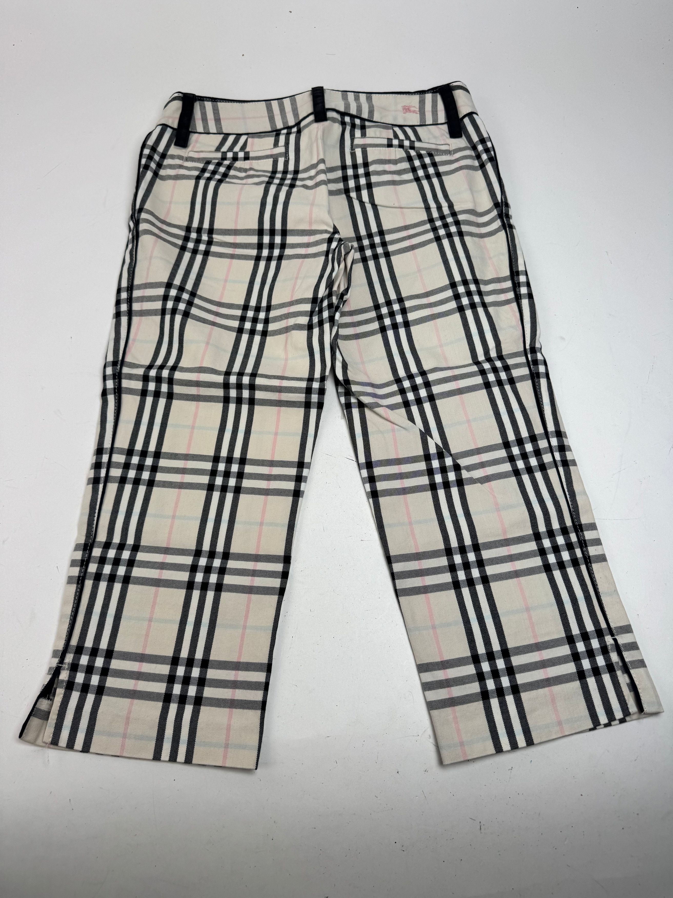 Burberry Vintage Nova Check Cotton 3/4 Pants 36/S Size 26" / US 2 / IT 38 - 2 Thumbnail