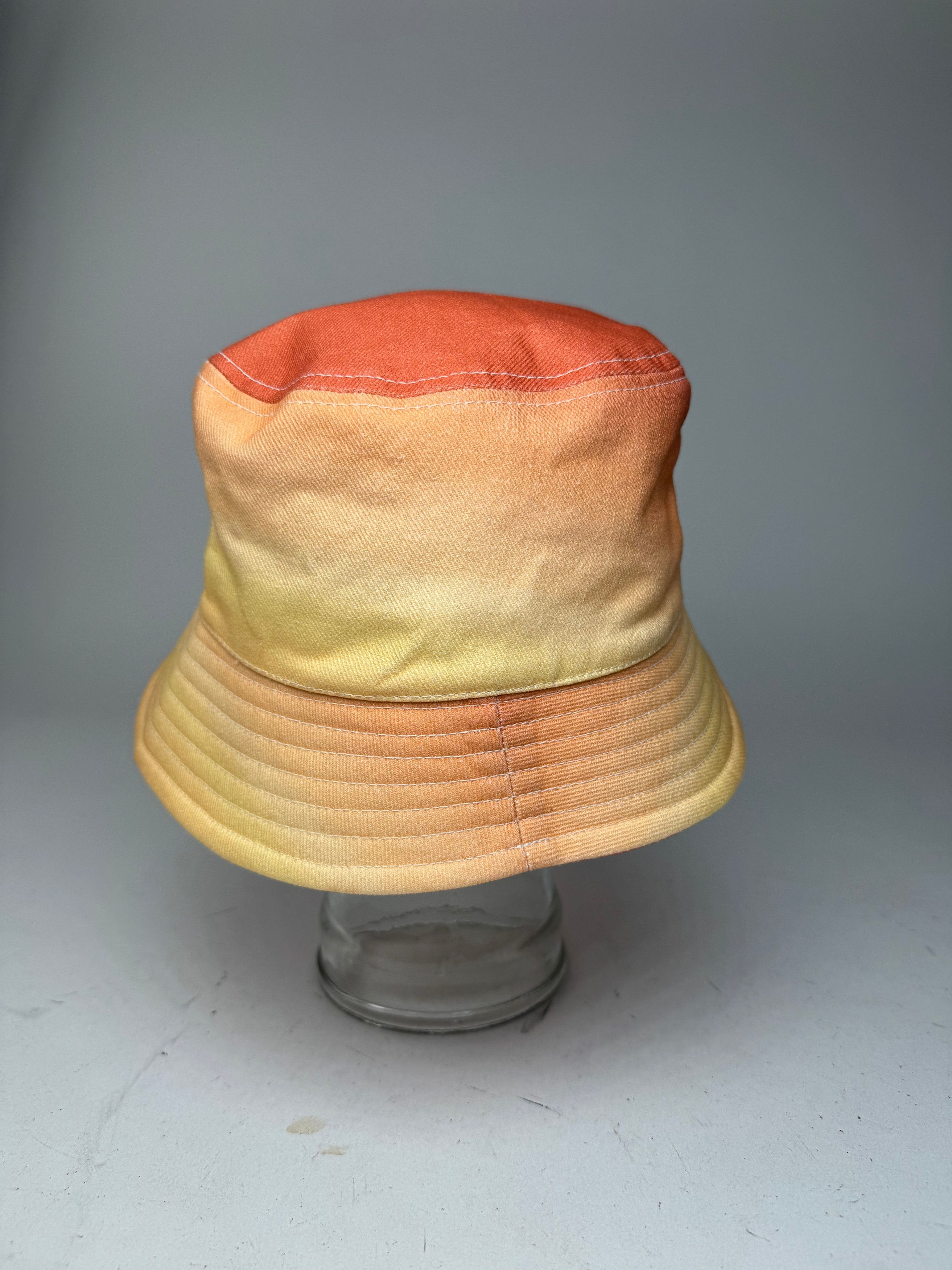 Isabel Marant Logo Bucket Hat Yellow Orange Size ONE SIZE - 3 Thumbnail