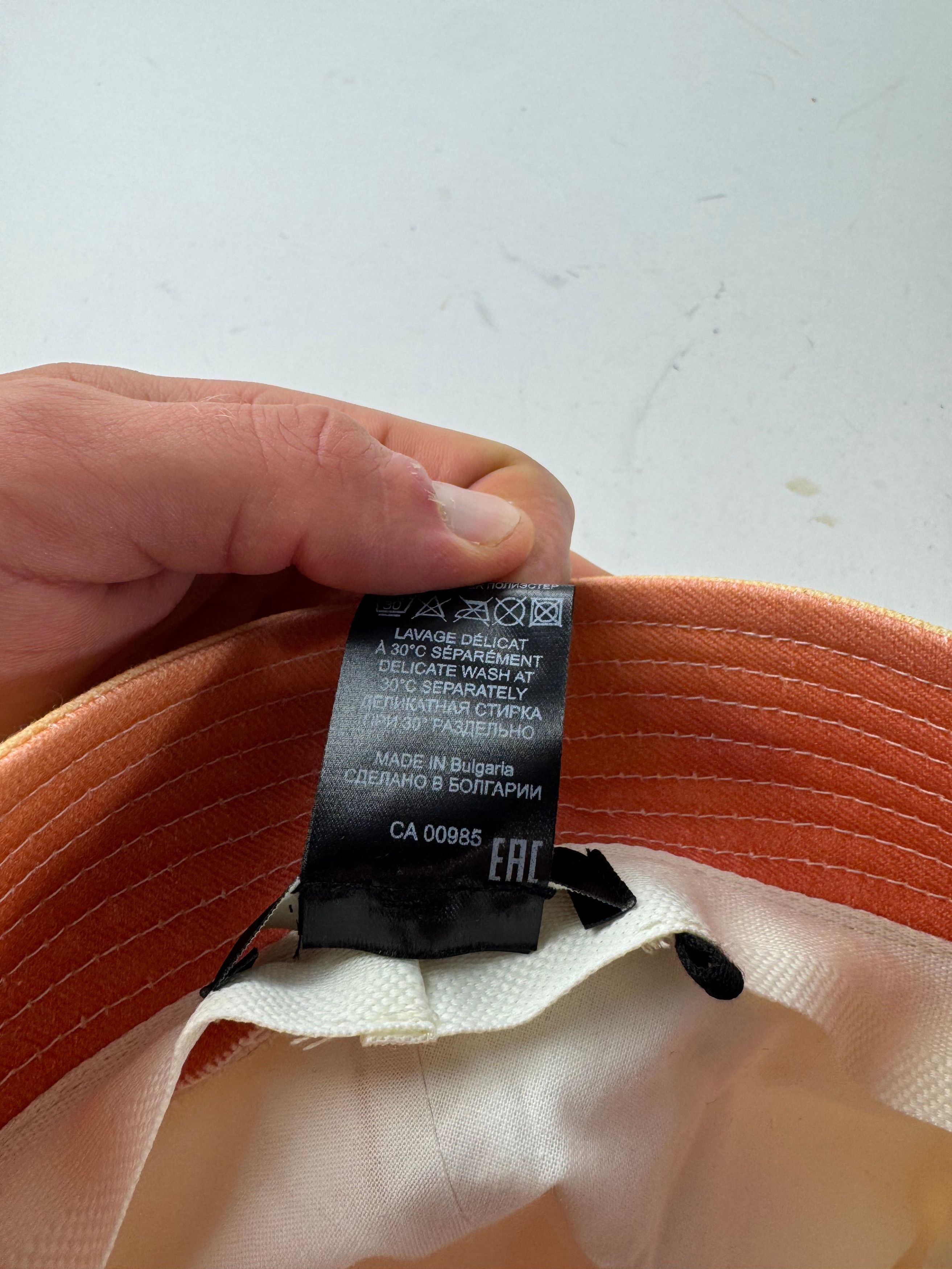 Isabel Marant Logo Bucket Hat Yellow Orange Size ONE SIZE - 5 Thumbnail