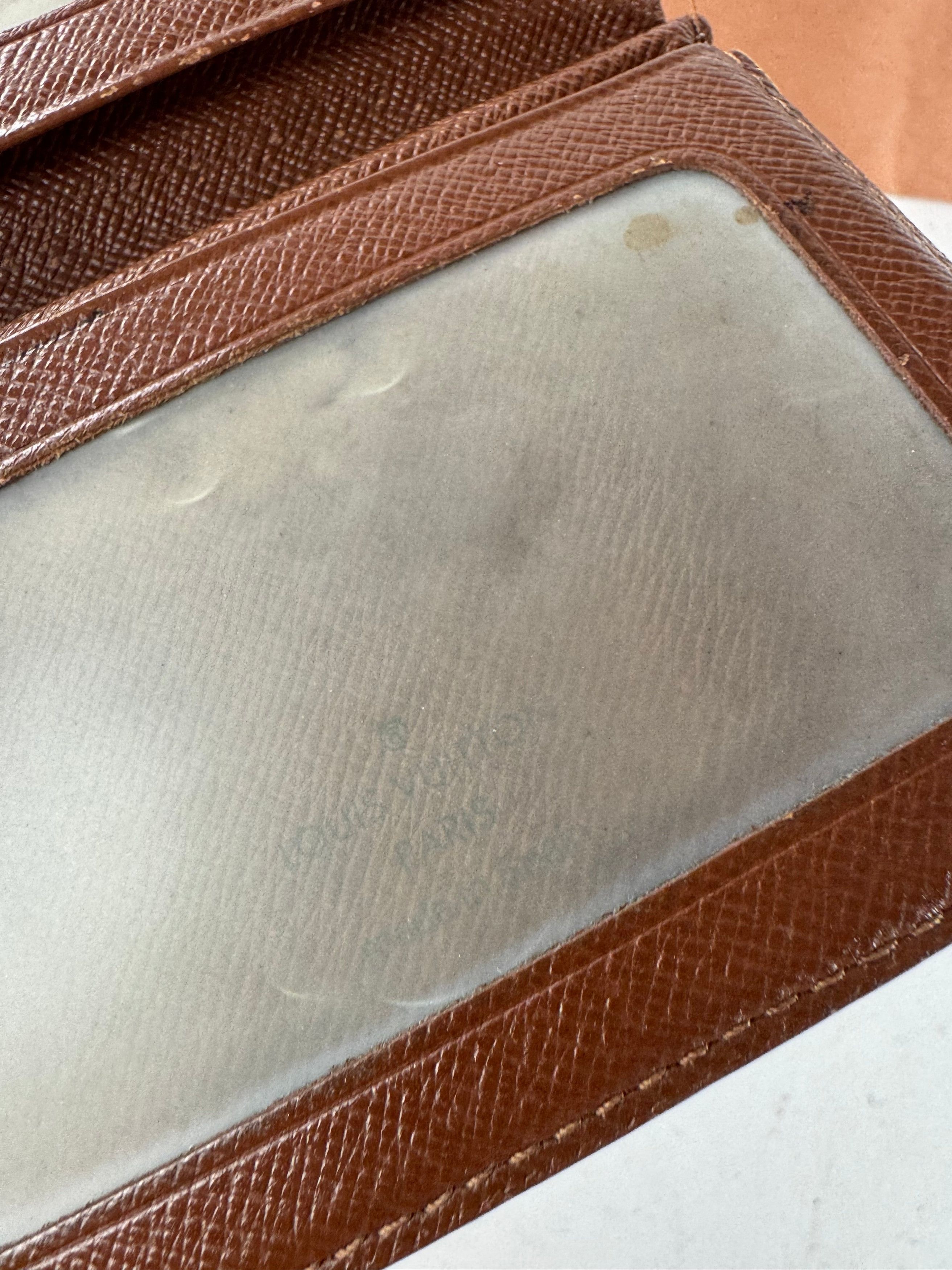 Louis Vuitton Vintage Flapable Leather Card Holder Brown Size ONE SIZE - 4 Thumbnail