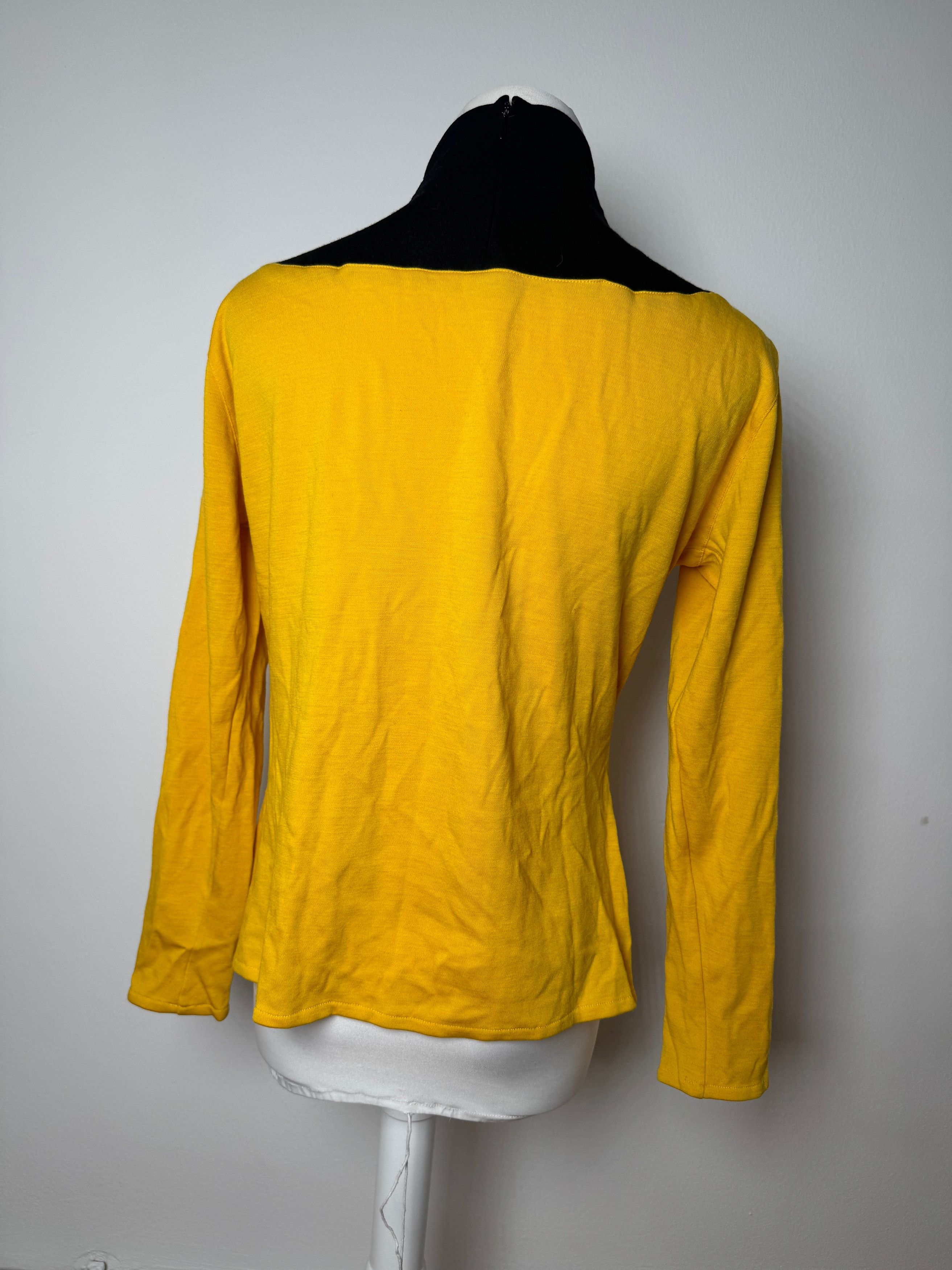 Dior Vintage Turtleneck Sweater Black Yellow M Size M / US 6-8 / IT 42-44 - 3 Thumbnail