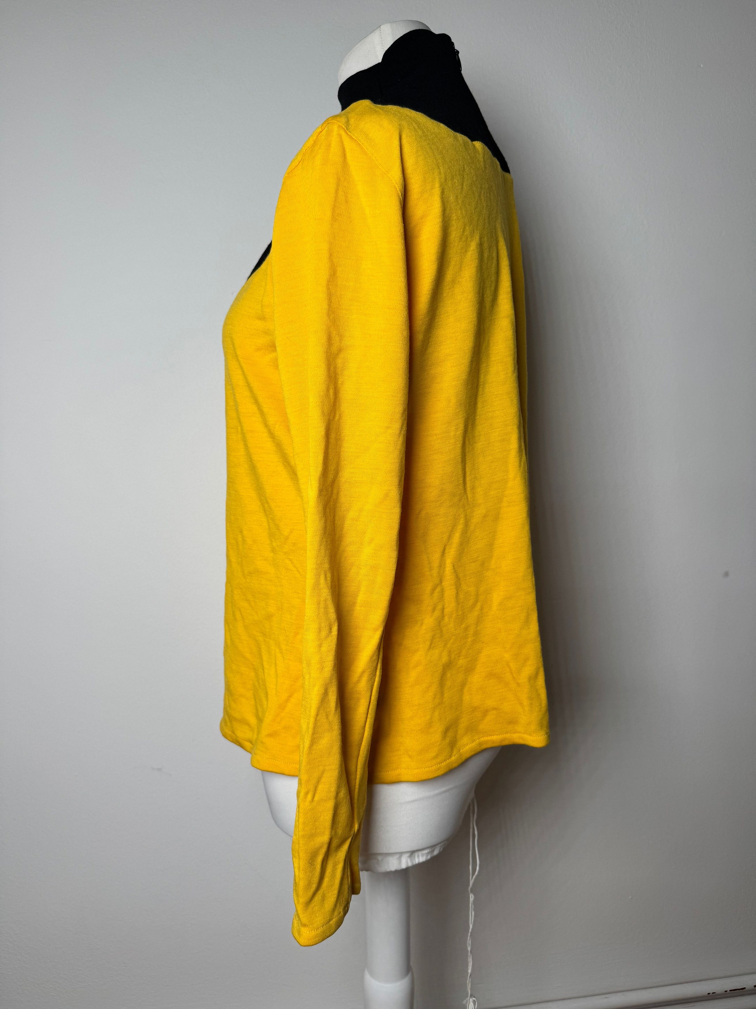 Dior Vintage Turtleneck Sweater Black Yellow M Size M / US 6-8 / IT 42-44 - 2 Thumbnail