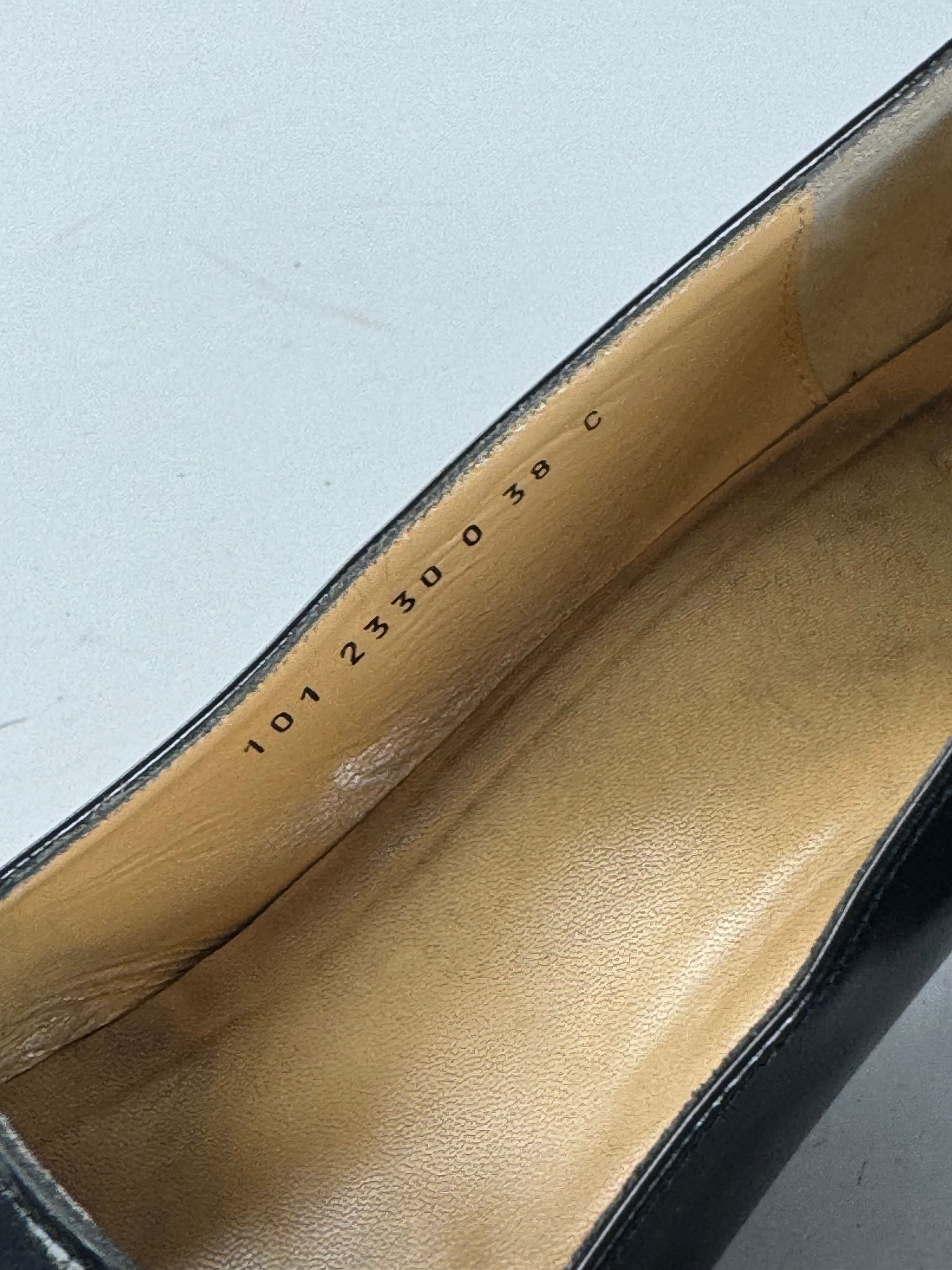 Gucci Vintage Patent Leather Pumps Black Size US 7 / IT 37 - 10 Thumbnail