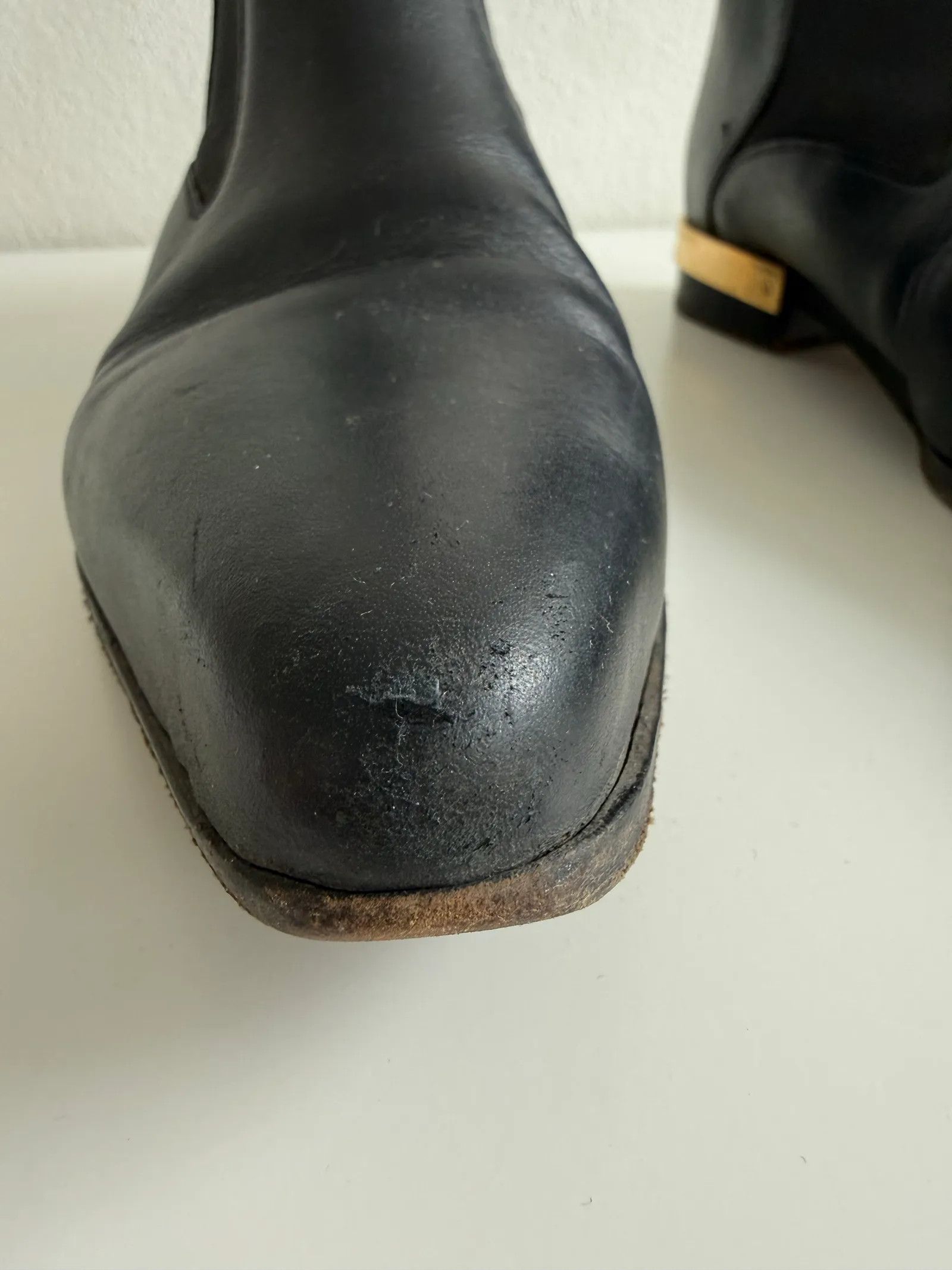 Chloe Chloé Chloé “Metal Plate Heel” Chelsea boots Boots Size US 8 / IT 38 - 5 Thumbnail