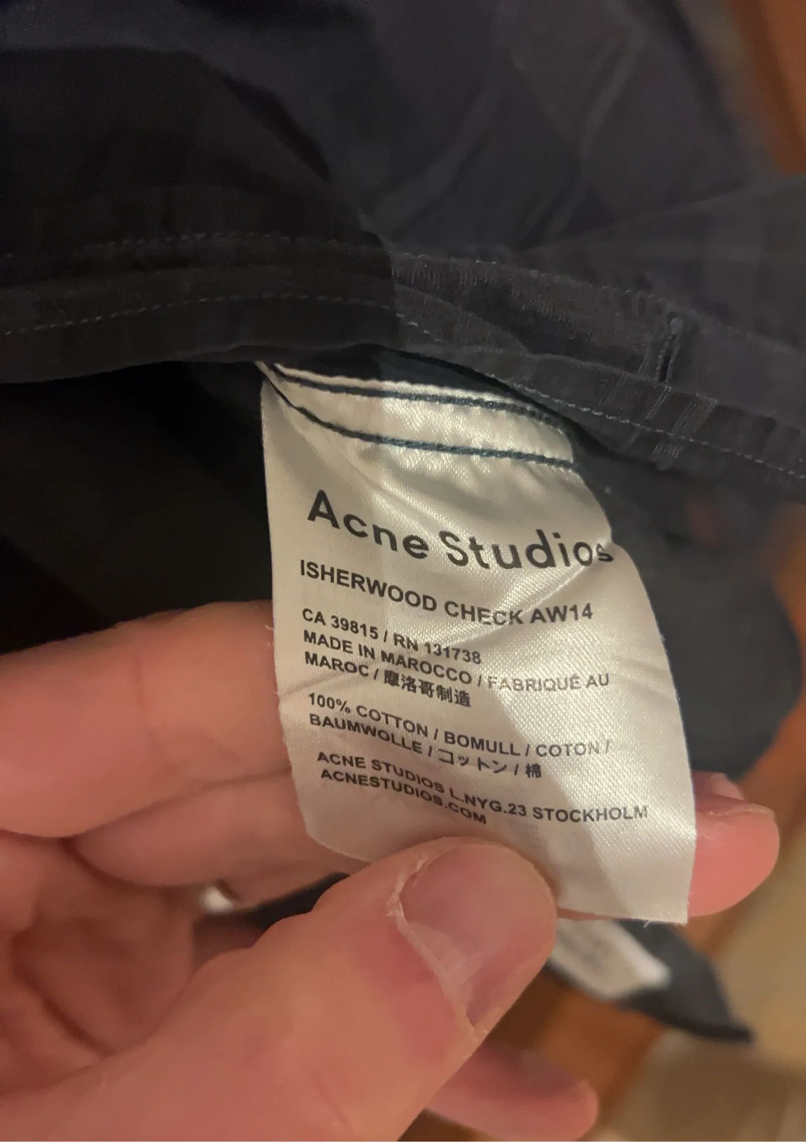 Acne Studios Acne Studios Isherwood check Shirt Size US M / EU 48-50 / 2 - 3 Thumbnail