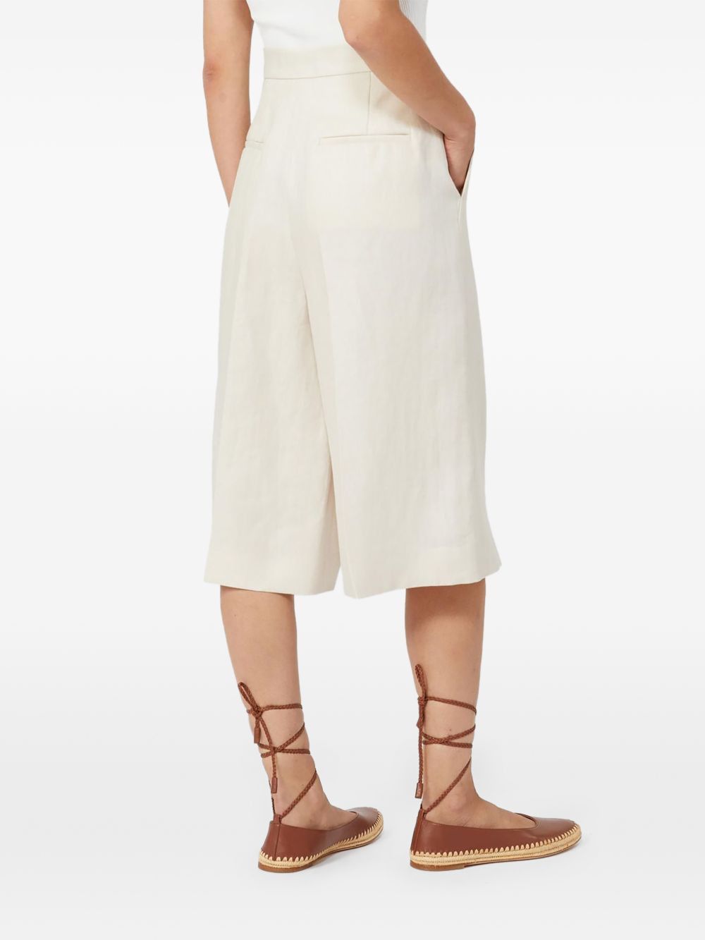 Max Mara LINEN TROUSERS Size 26" / US 2 / IT 38 - 3 Thumbnail