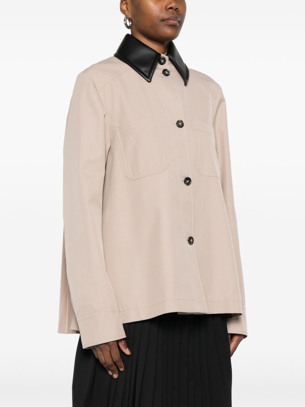Sportmax COTTON BLEND TRENCH COAT Size M / US 6-8 / IT 42-44 - 3 Thumbnail