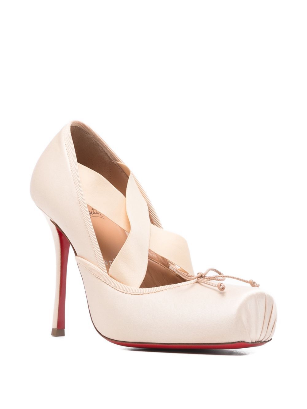 Christian Louboutin CASSIASTIC CREPE SATIN PUMPS Size US 8.5 / IT 38.5 - 3 Thumbnail