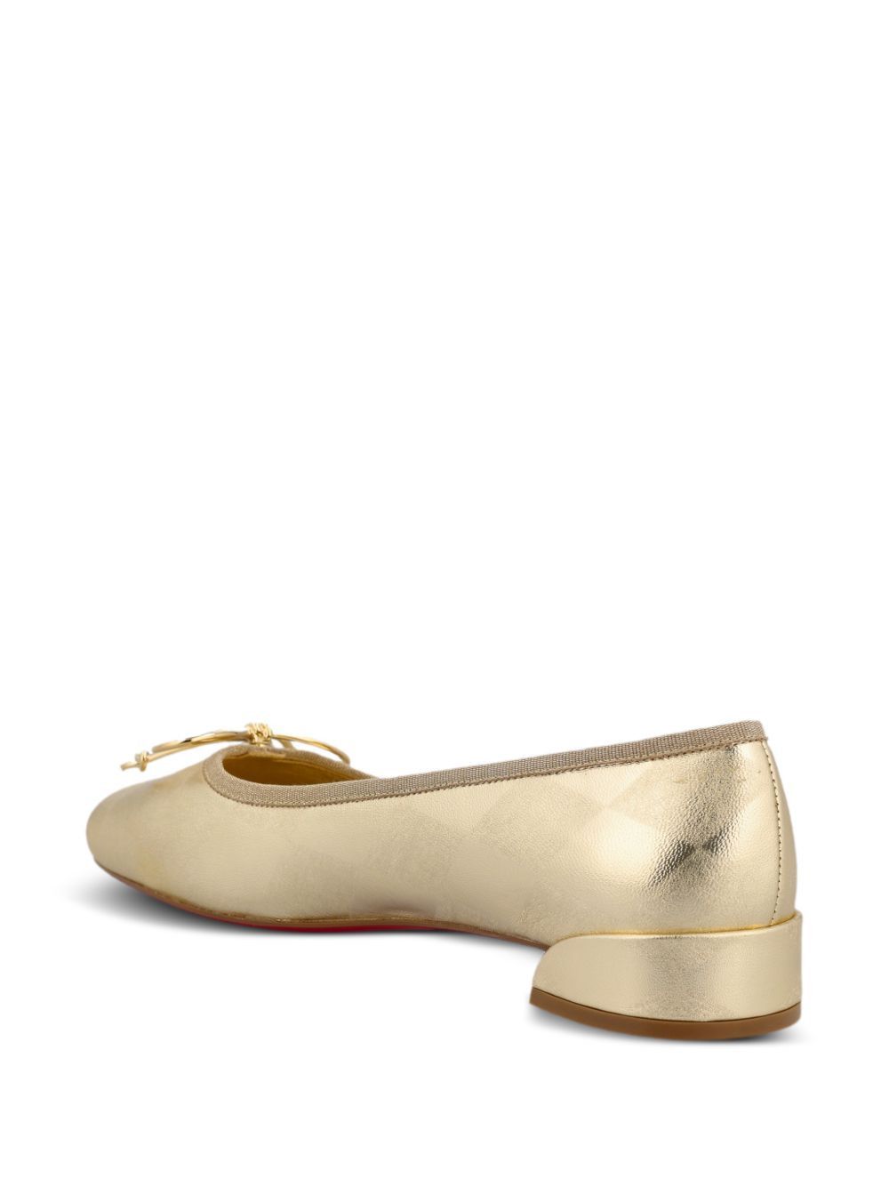 Christian Louboutin SWEETIE JANE LEATHER BALLETS Size US 9 / IT 39 - 3 Thumbnail