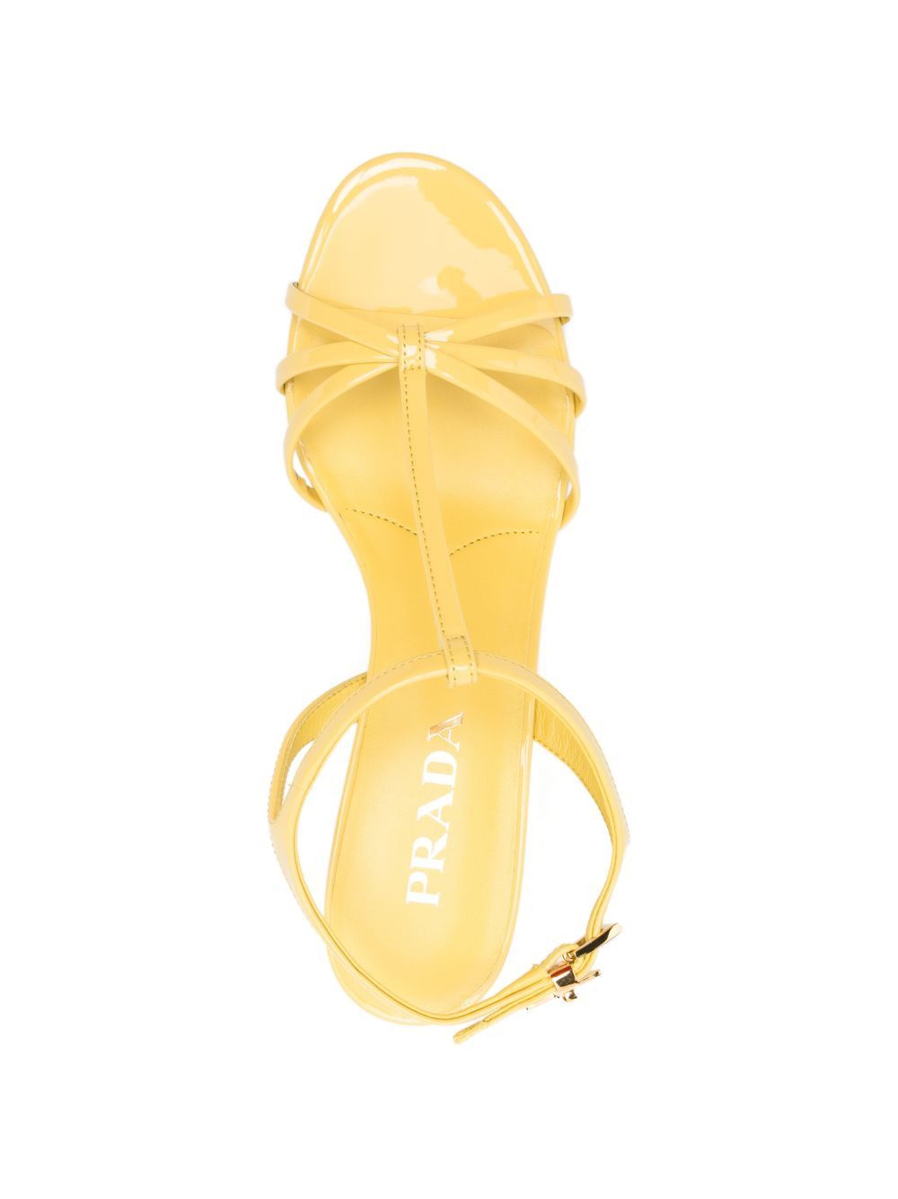 Prada LEATHER HEEL SANDALS Size US 6 / IT 36 - 2 Thumbnail