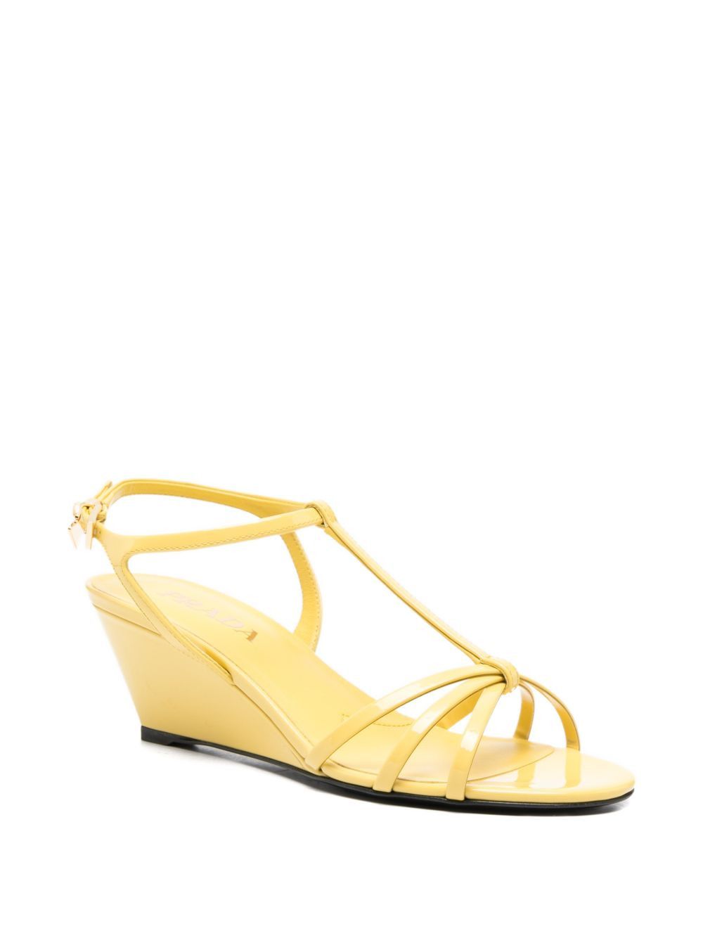 Prada LEATHER HEEL SANDALS Size US 10 / IT 40 - 3 Thumbnail