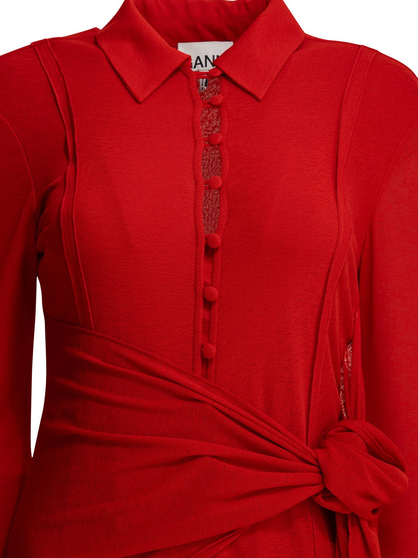 Ganni Long Chemise Dress Size XS / US 0-2 / IT 36-38 - 3 Thumbnail