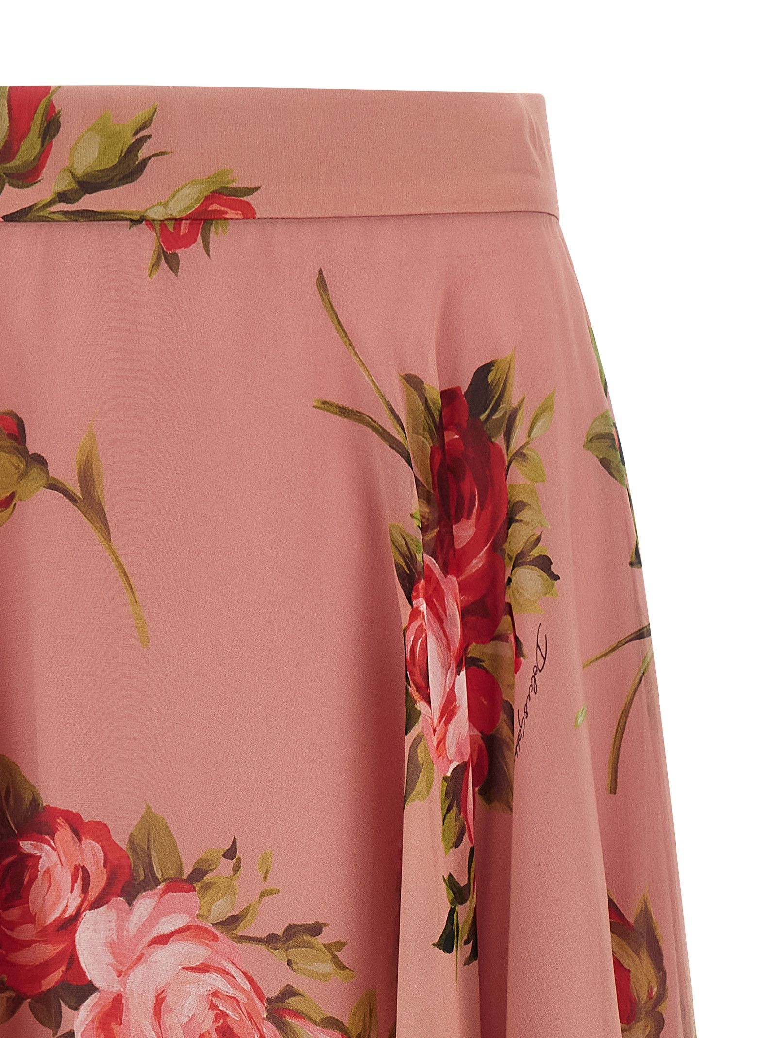 Dolce & Gabbana 'Bouquet Rose' Skirt Size 26" / US 2 / IT 38 - 3 Thumbnail