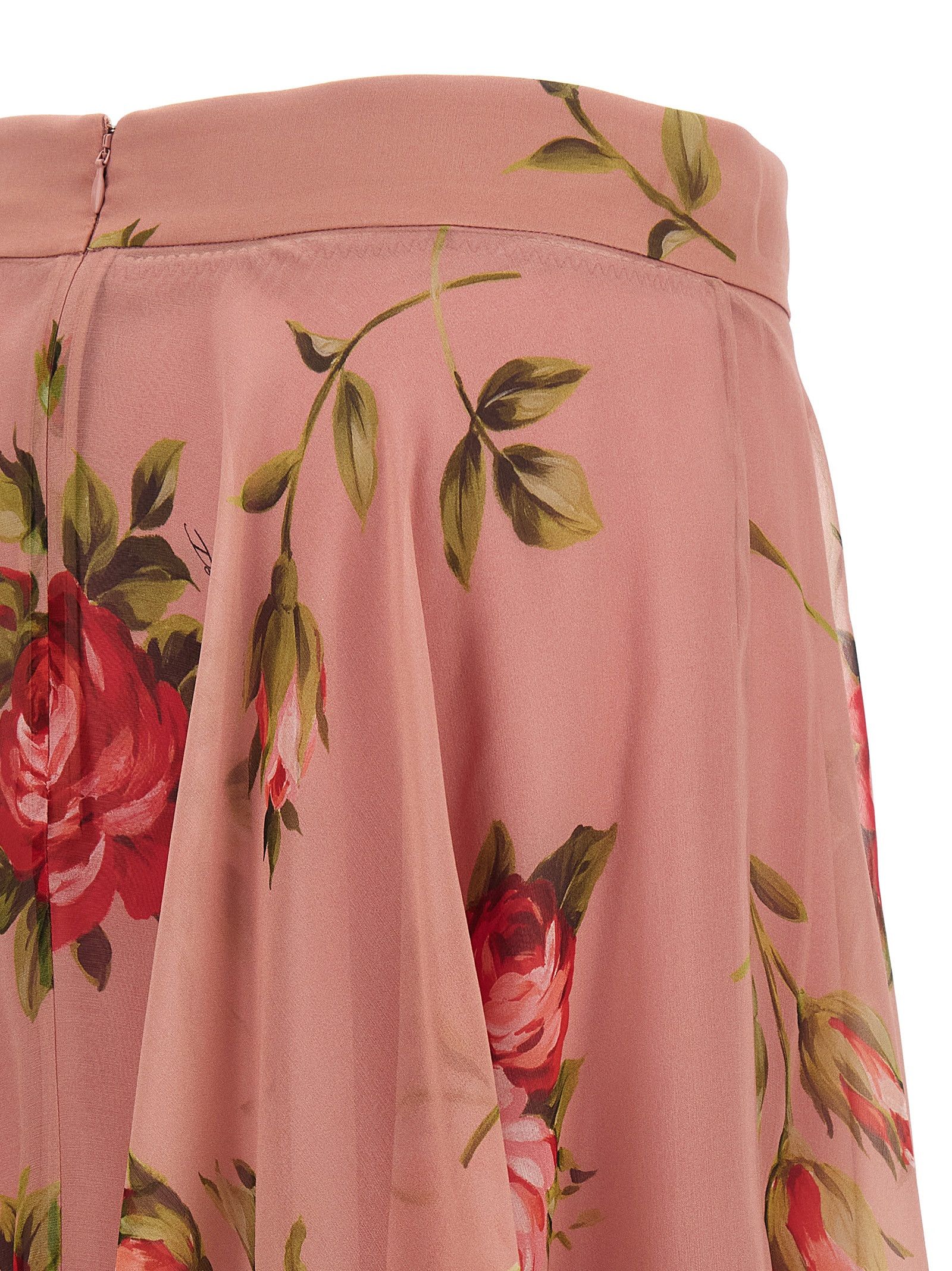Dolce & Gabbana 'Bouquet Rose' Skirt Size 26" / US 2 / IT 38 - 4 Thumbnail