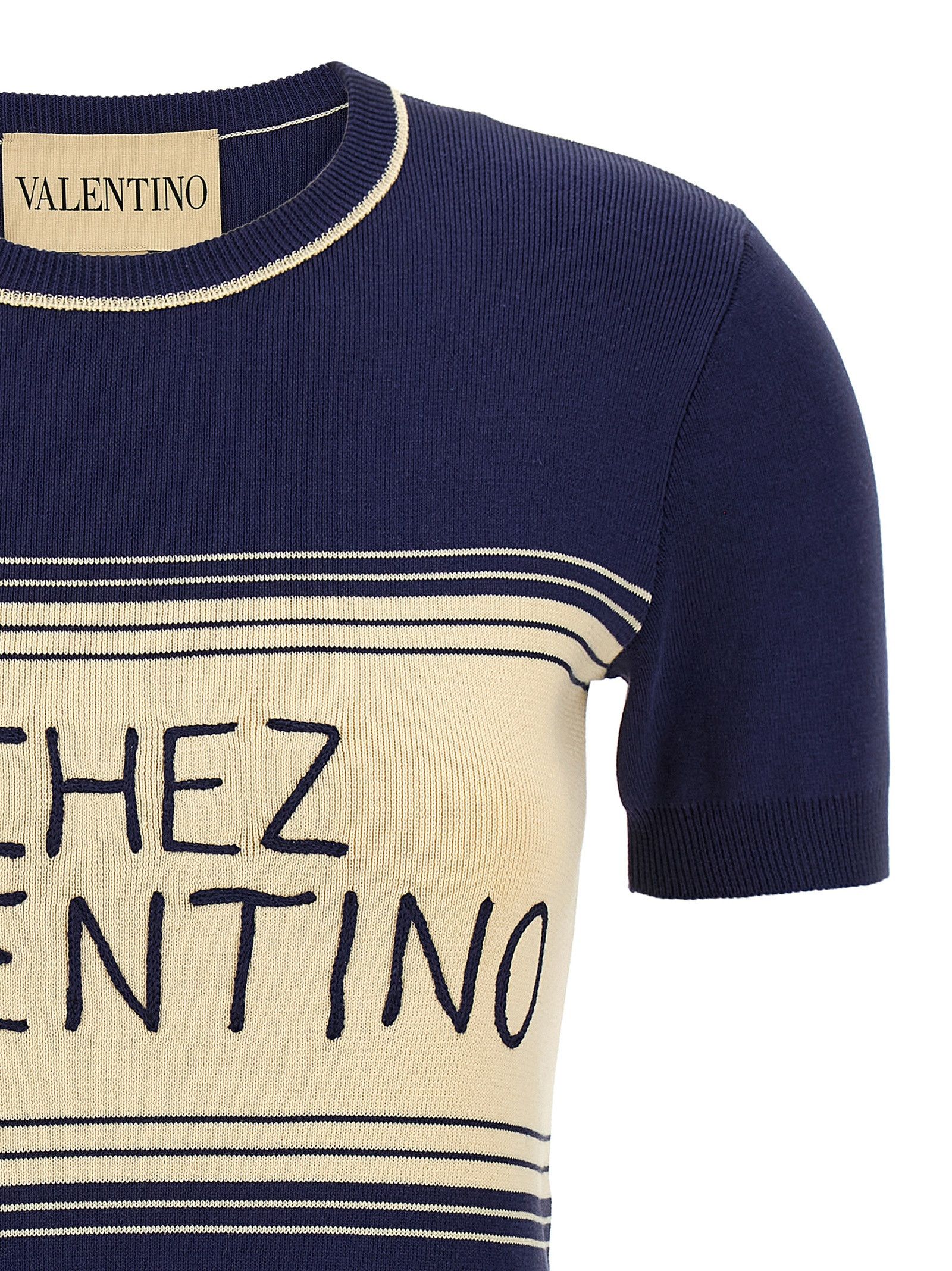 Valentino Valentino Garavani 'Chez Valentino' T-Shirt Size M / US 6-8 / IT 42-44 - 3 Thumbnail